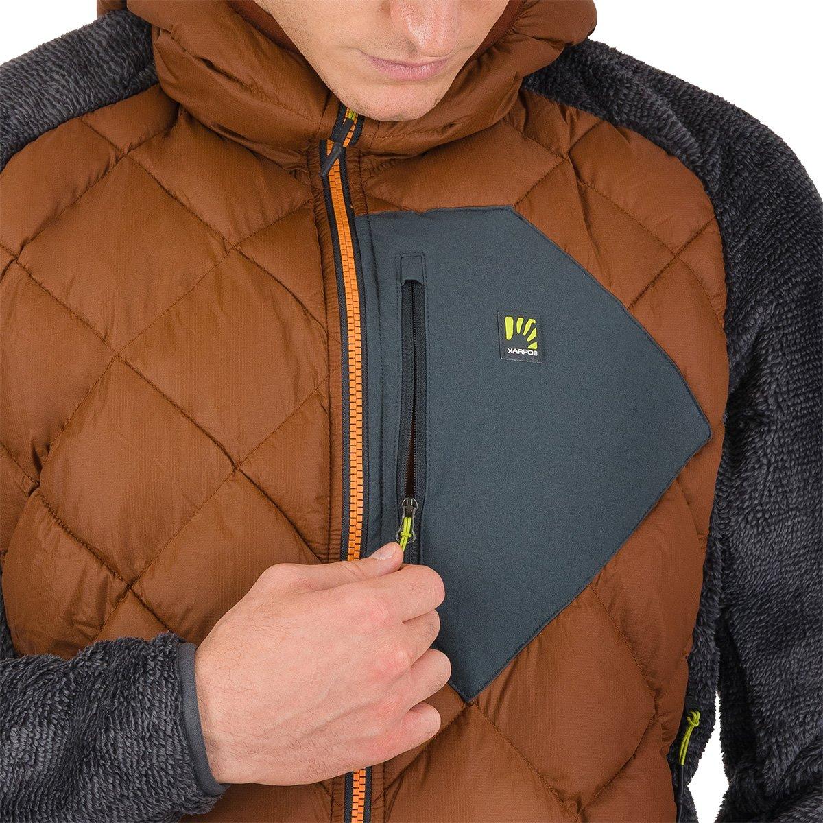 Men's Marmarole Up Jacket - Orange / Grey - Image 6