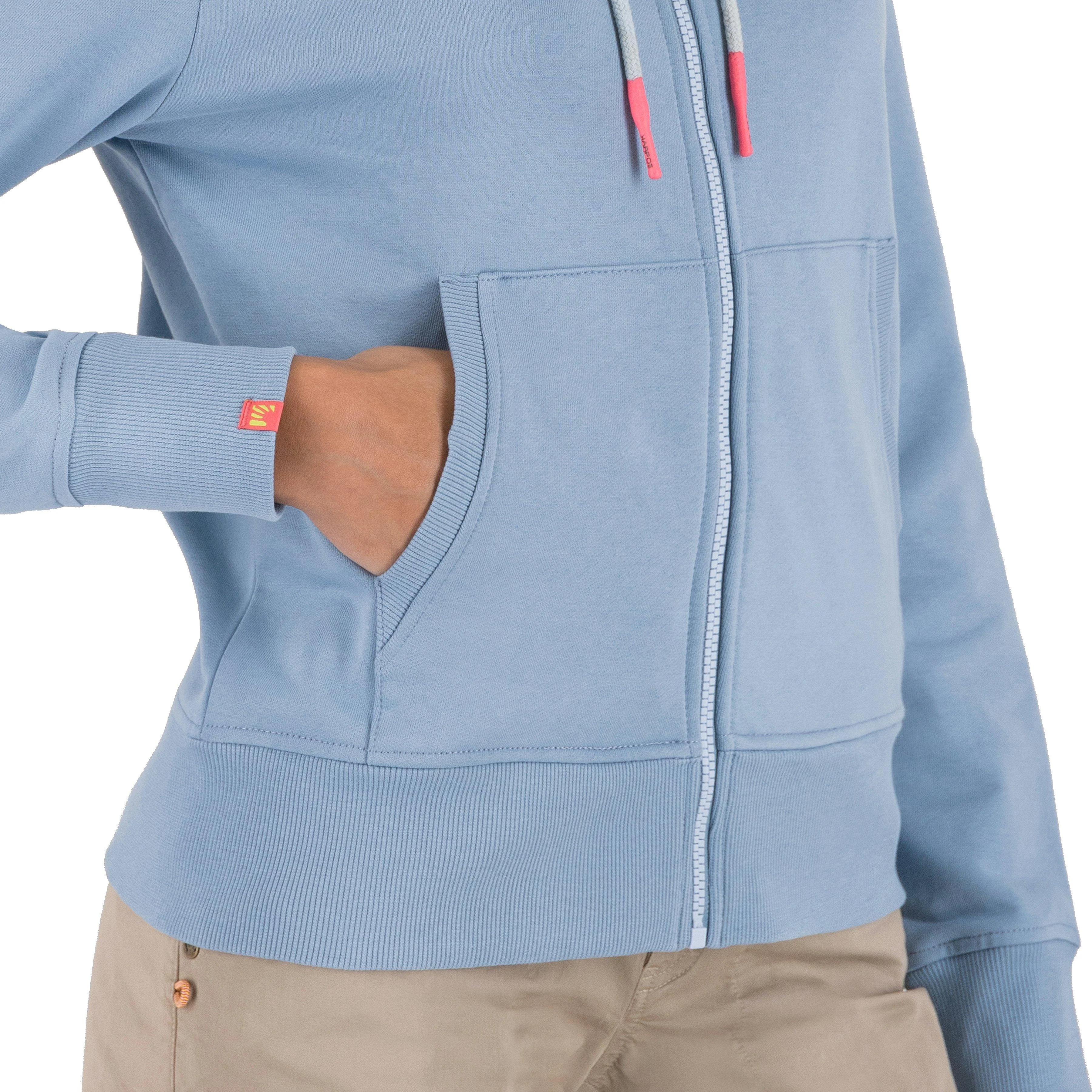 Women's Volpe Full Zip Hoodie - Blue - Image 4