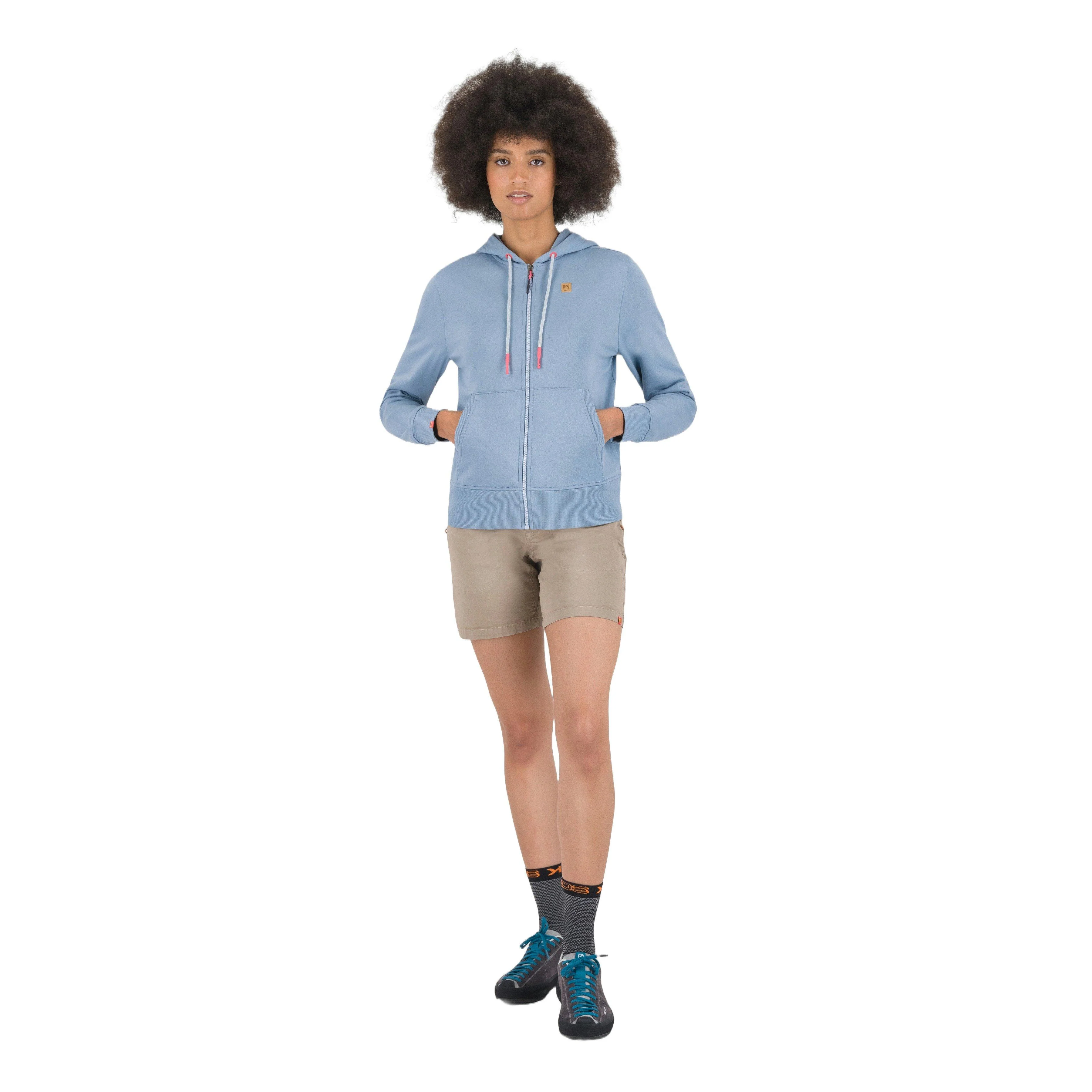 Women's Volpe Full Zip Hoodie - Blue - Image 6