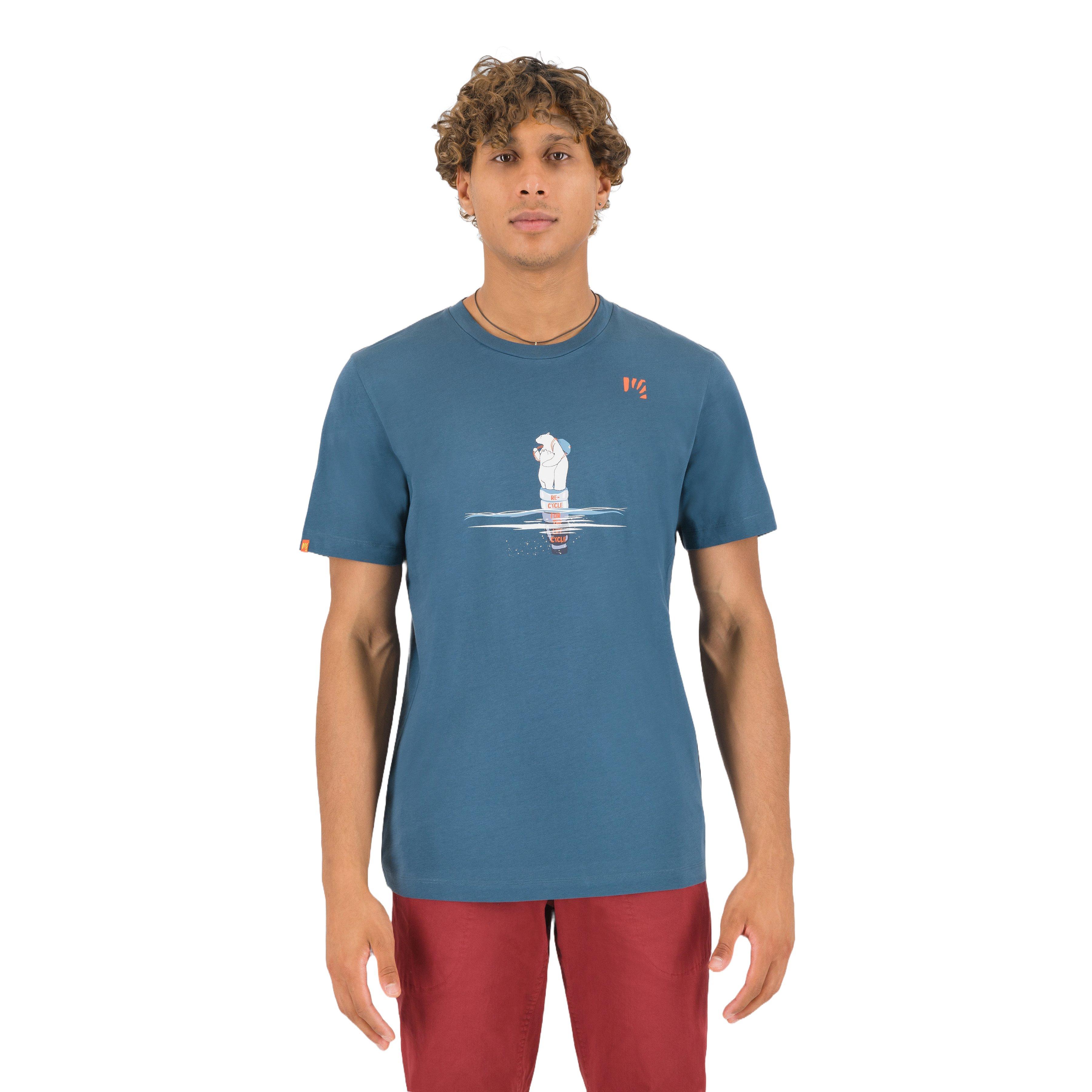 Men's Wild Animal T-Shirt - Blue - Image 3