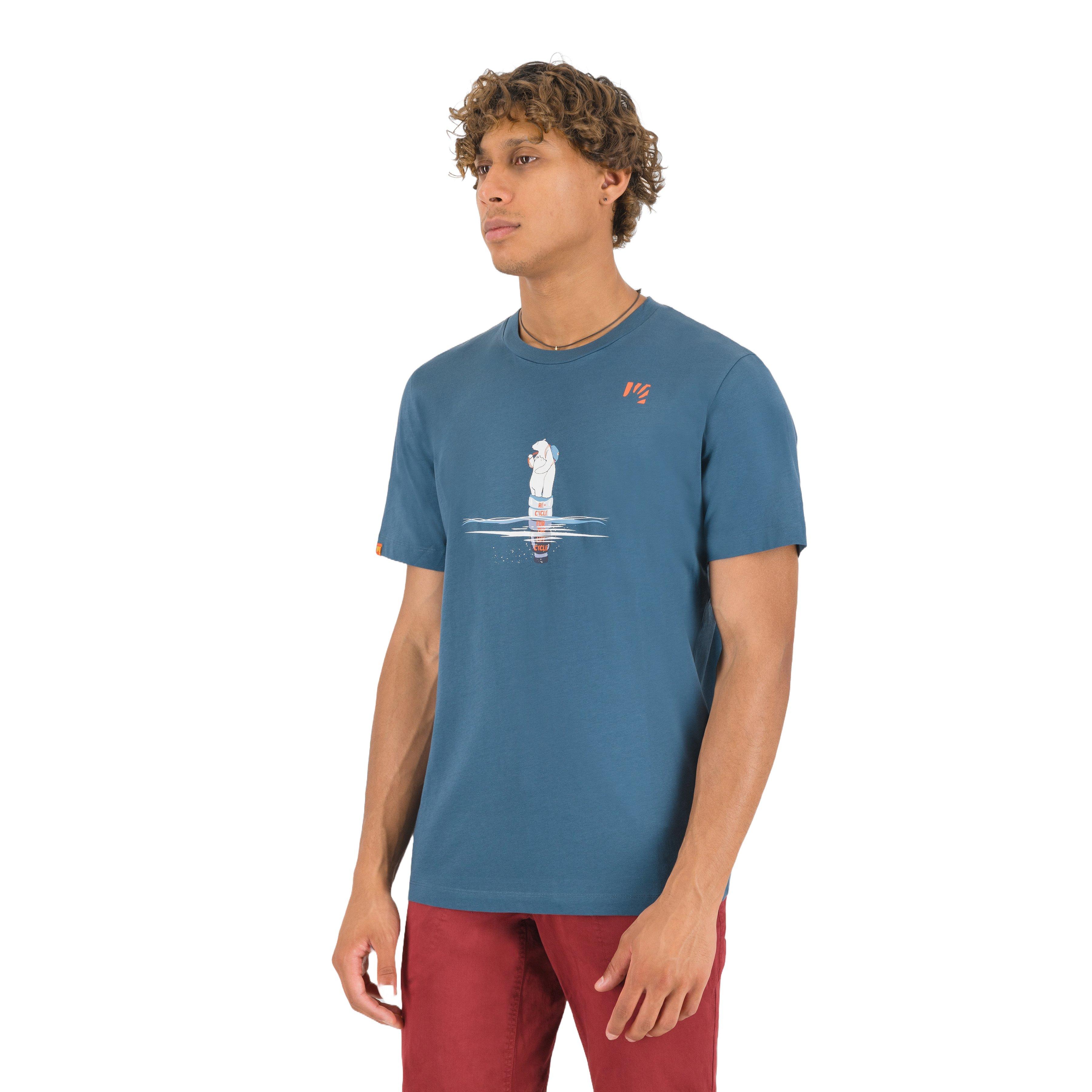 Men's Wild Animal T-Shirt - Blue - Image 5