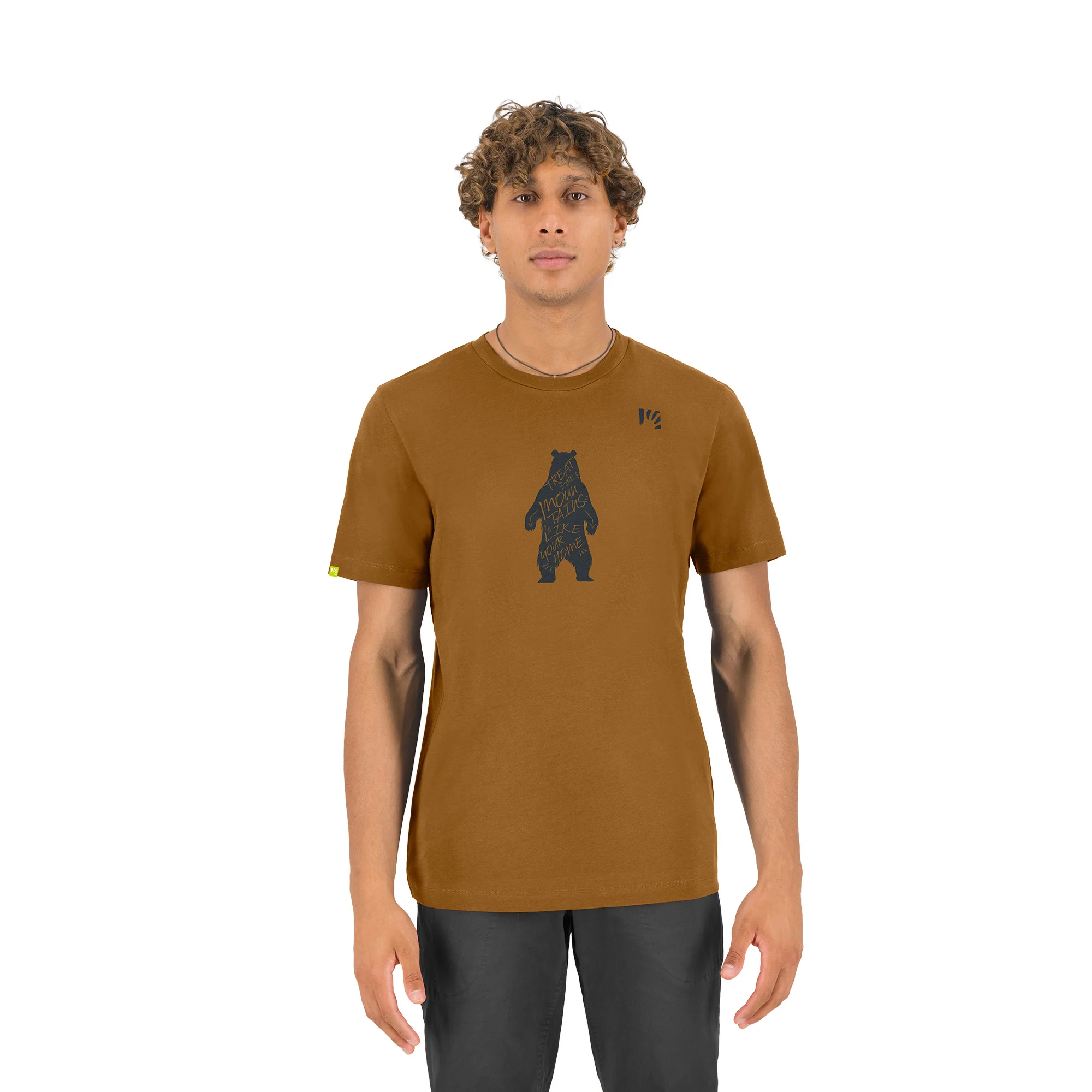 Men's Wild Animal T-Shirt - Brown - Image 3