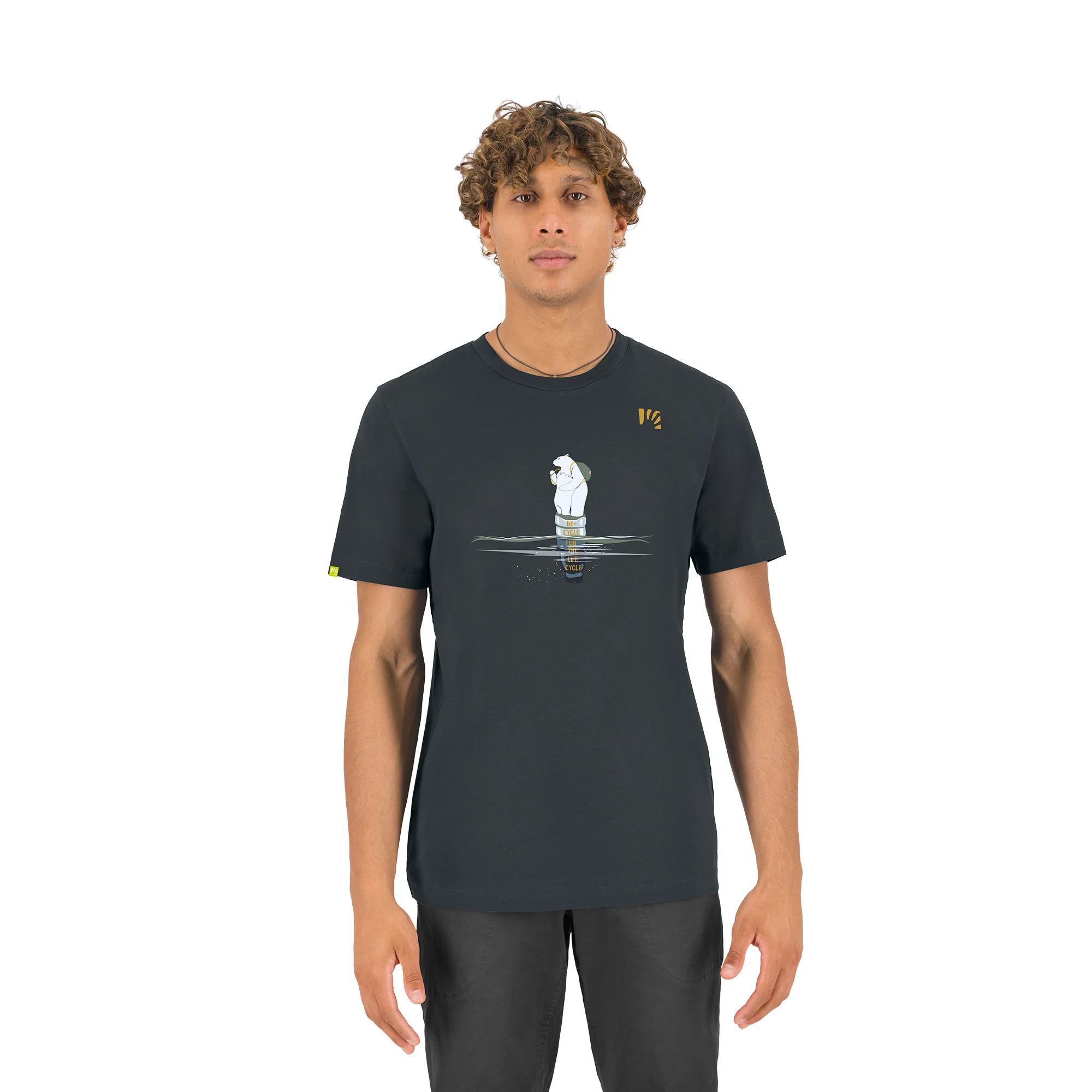 Men's Wild Animal T-Shirt - Grey - Image 3