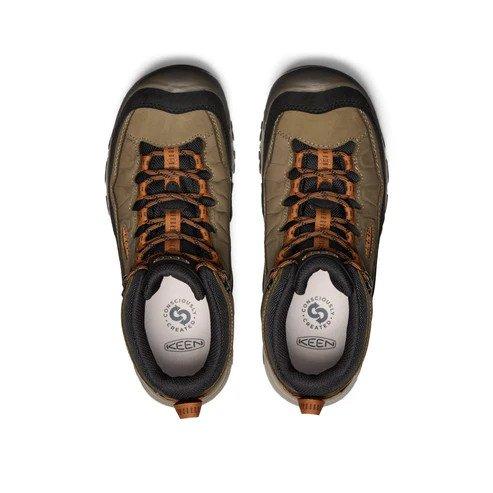 Men's Targhee IV Waterproof Hiking Boots - Brown - Image 4
