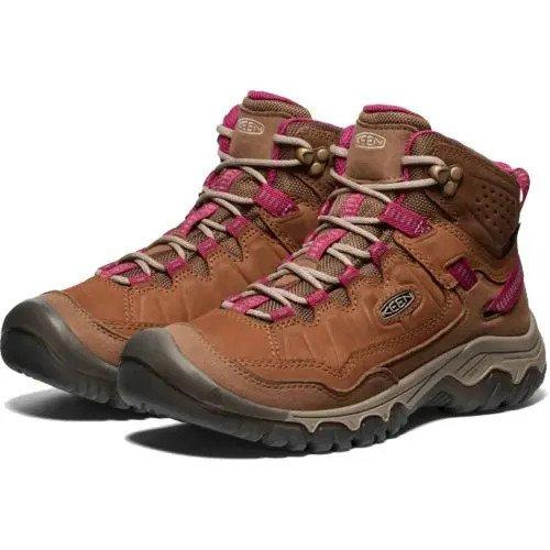 Women's Targhee IV Waterproof Hiking Boots - Brown / Pink - Image 2