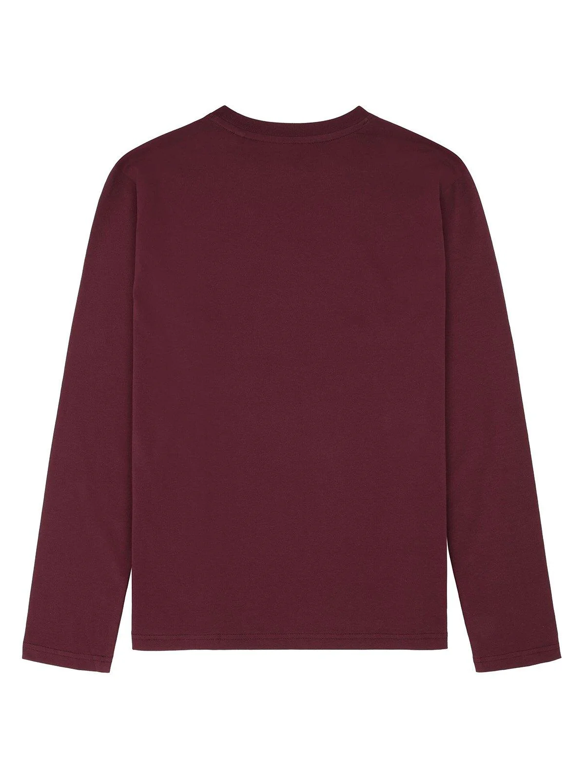 Women's Basic Cotton Long-Sleeve T-Shirt - Purple - Image 2