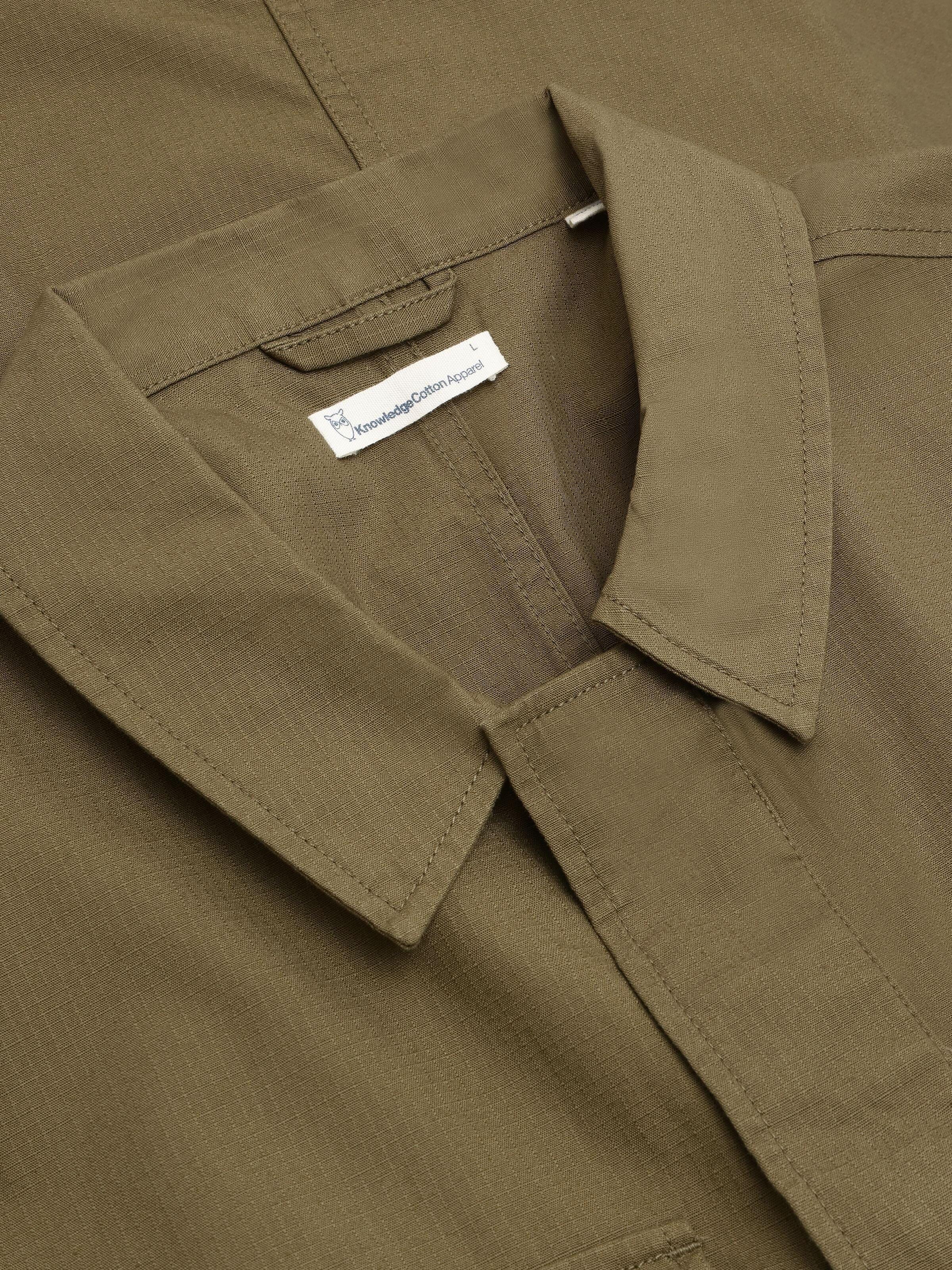 Men's Ripstop Overshirt - Green - Image 3