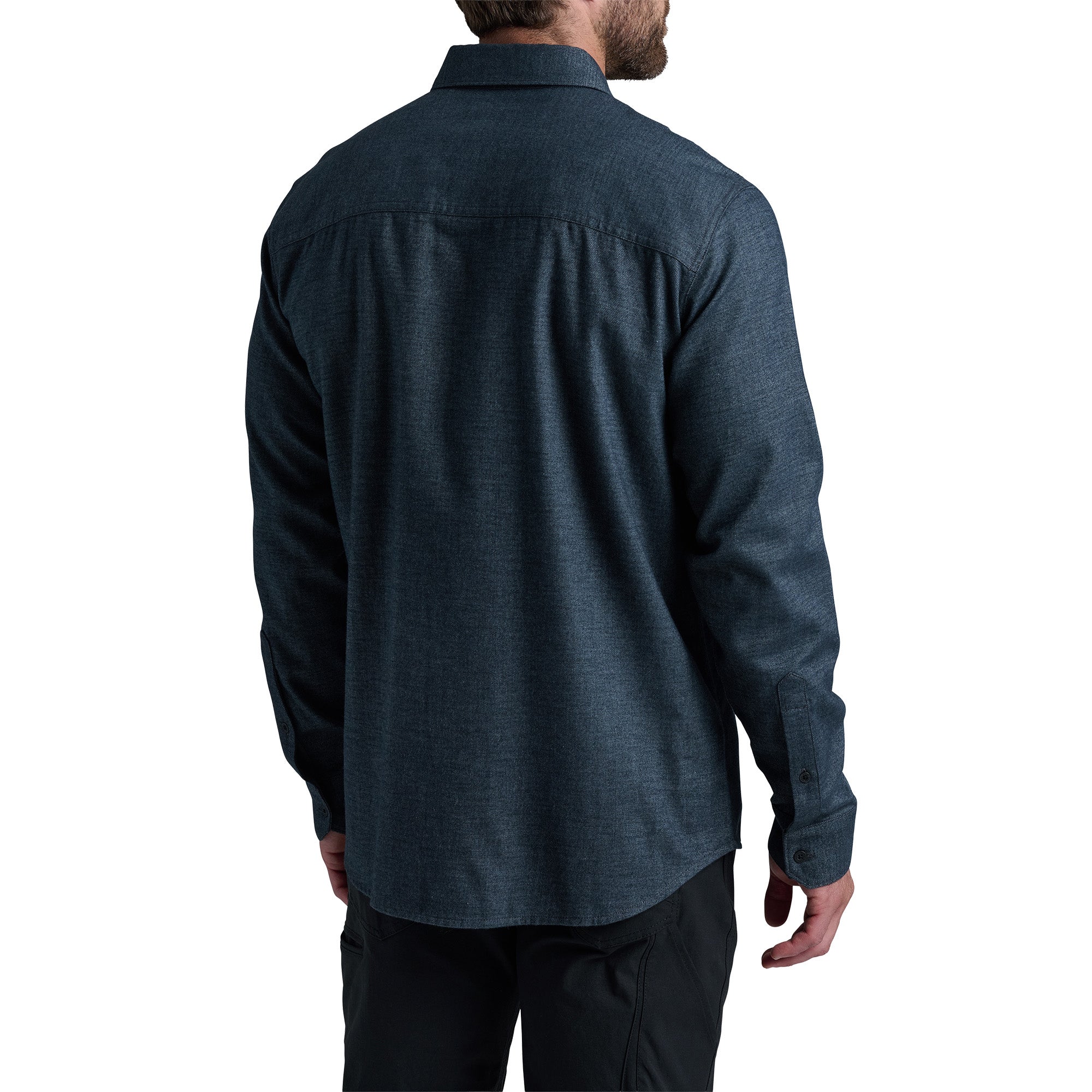Men's Descendr Flannel Long-Sleeve Shirt - Blue - Image 2