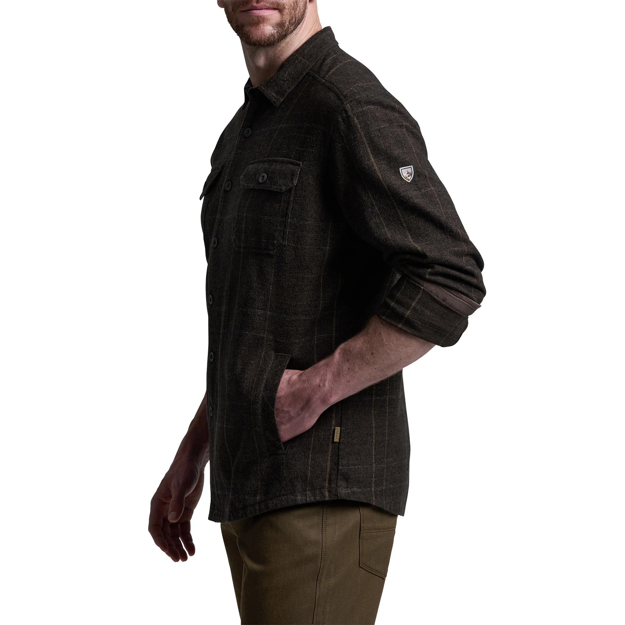 Men's Deviatr Shirt Jacket - Brown - Image 3