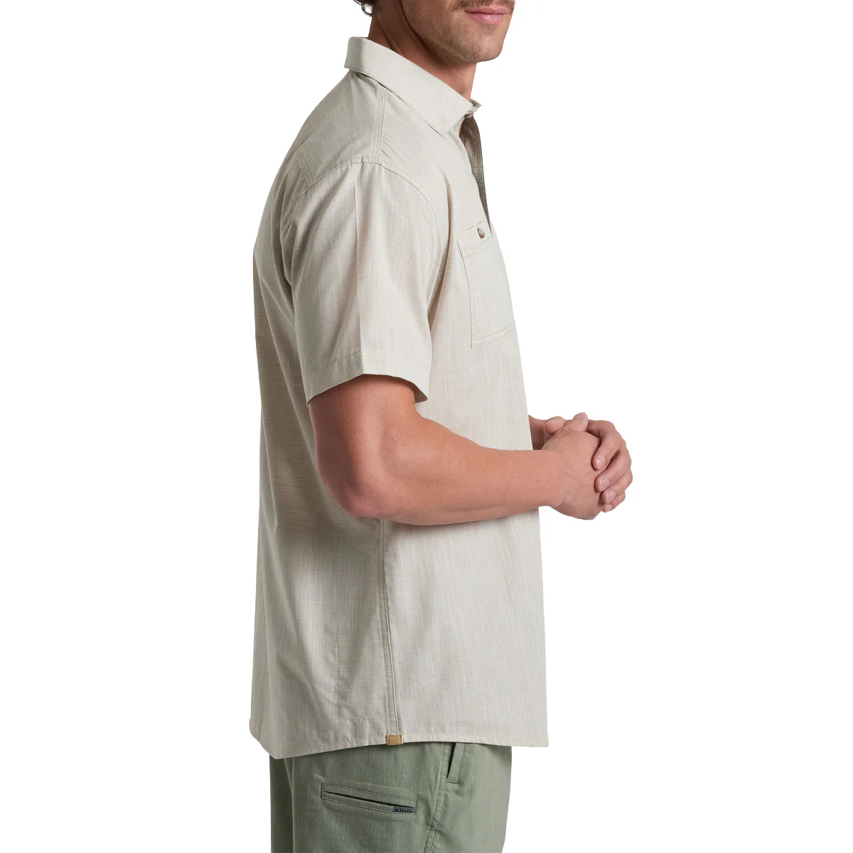 Men's Karib Short-Sleeve Shirt - Grey - Image 3