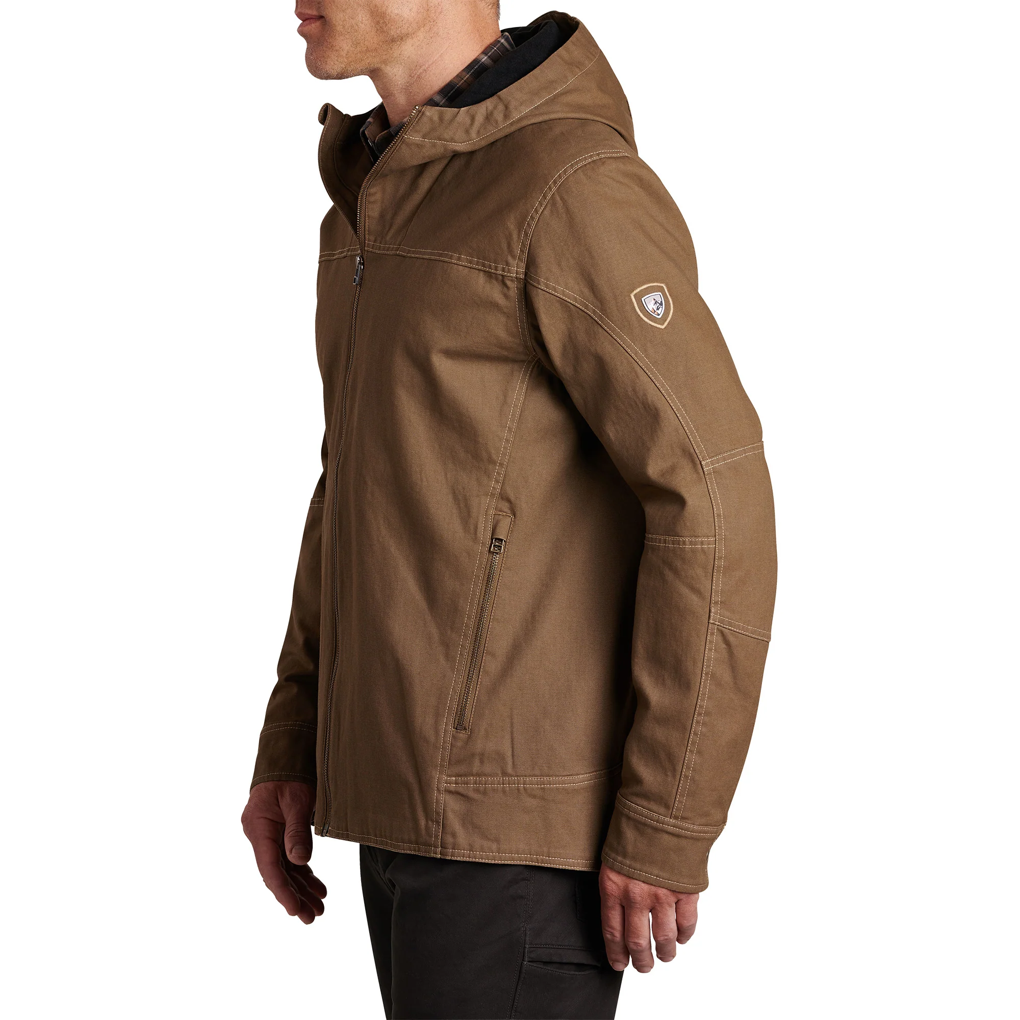 Men's Law Hoody - Brown - Image 3