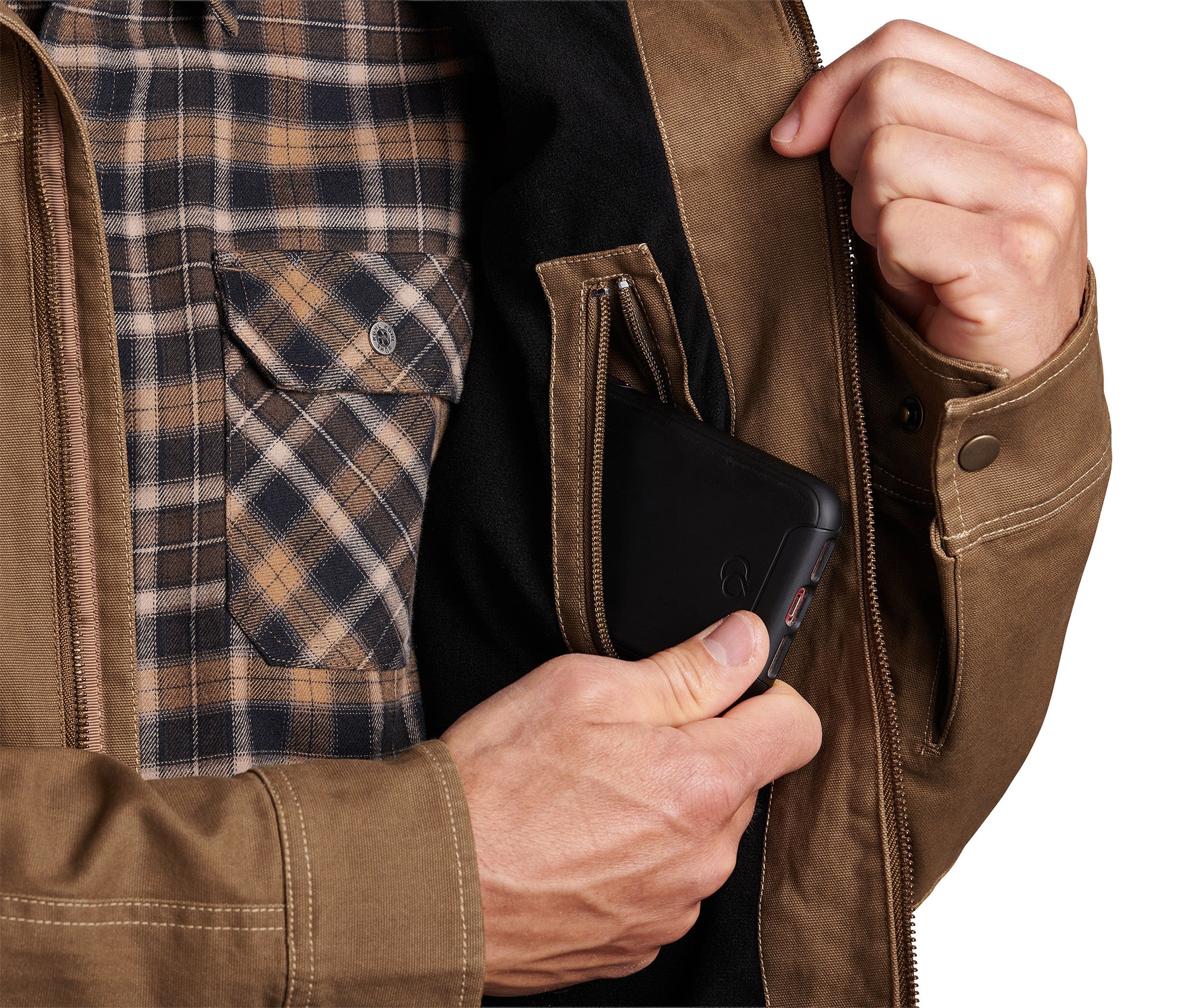 Men's Law Hoody - Brown - Image 5