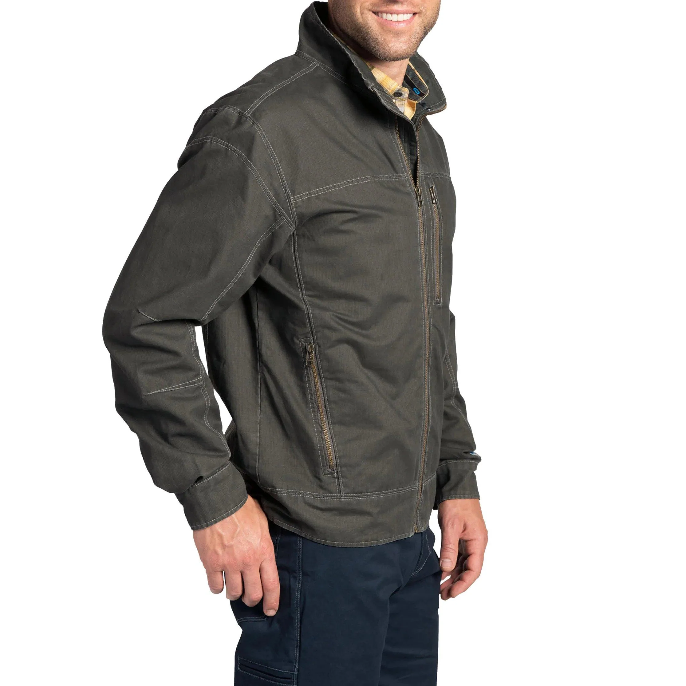 Men's Burr Jacket - Grey - Image 3