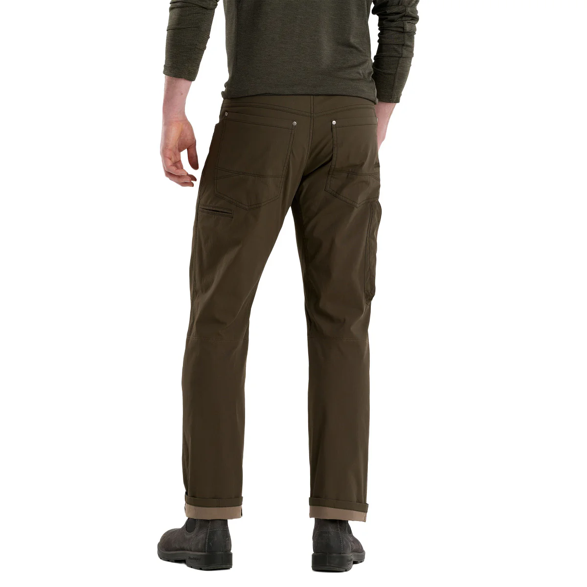 Men's Revolvr 32" Trousers - Brown - Image 2