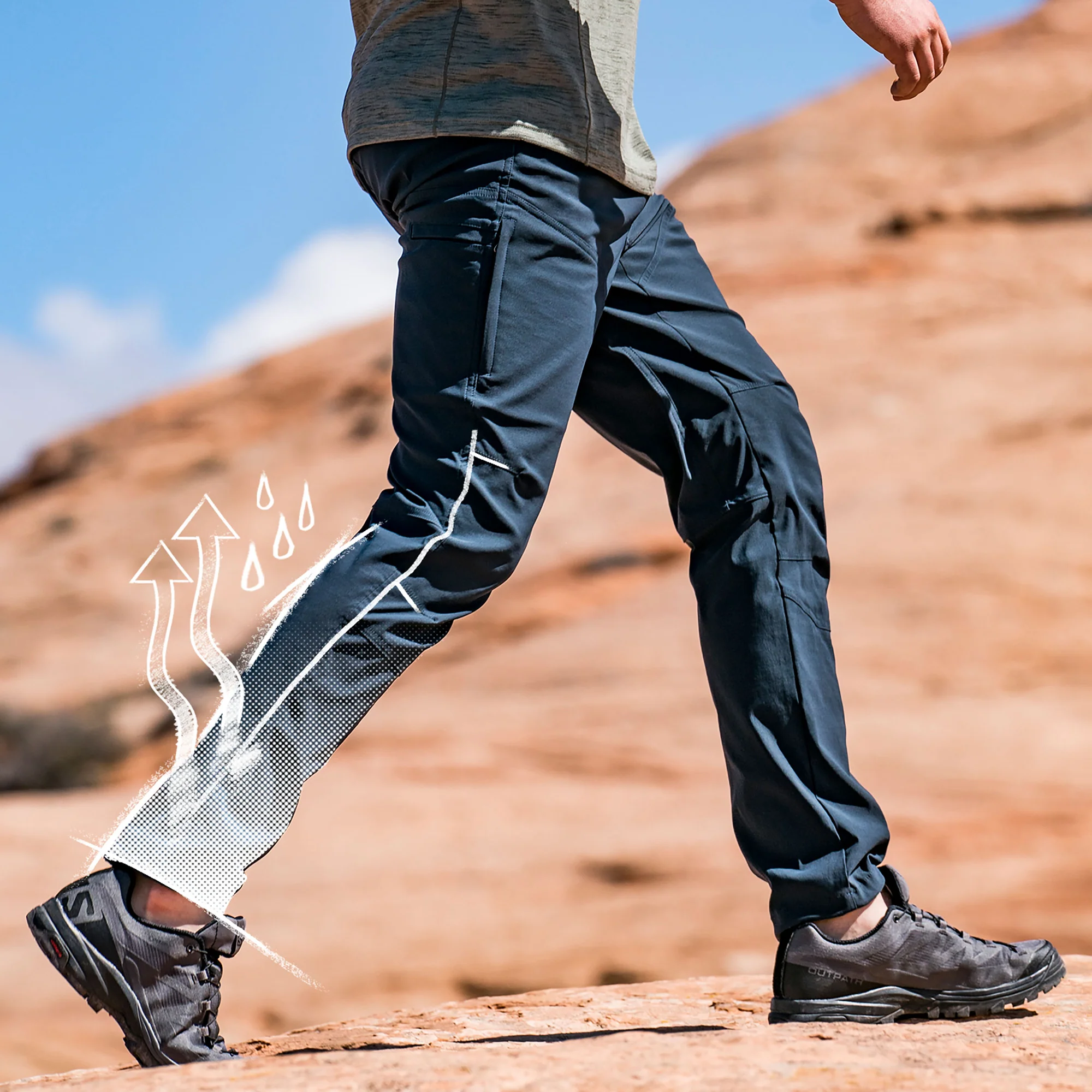 Men's Renegade Pants - 34" - Grey - Image 4