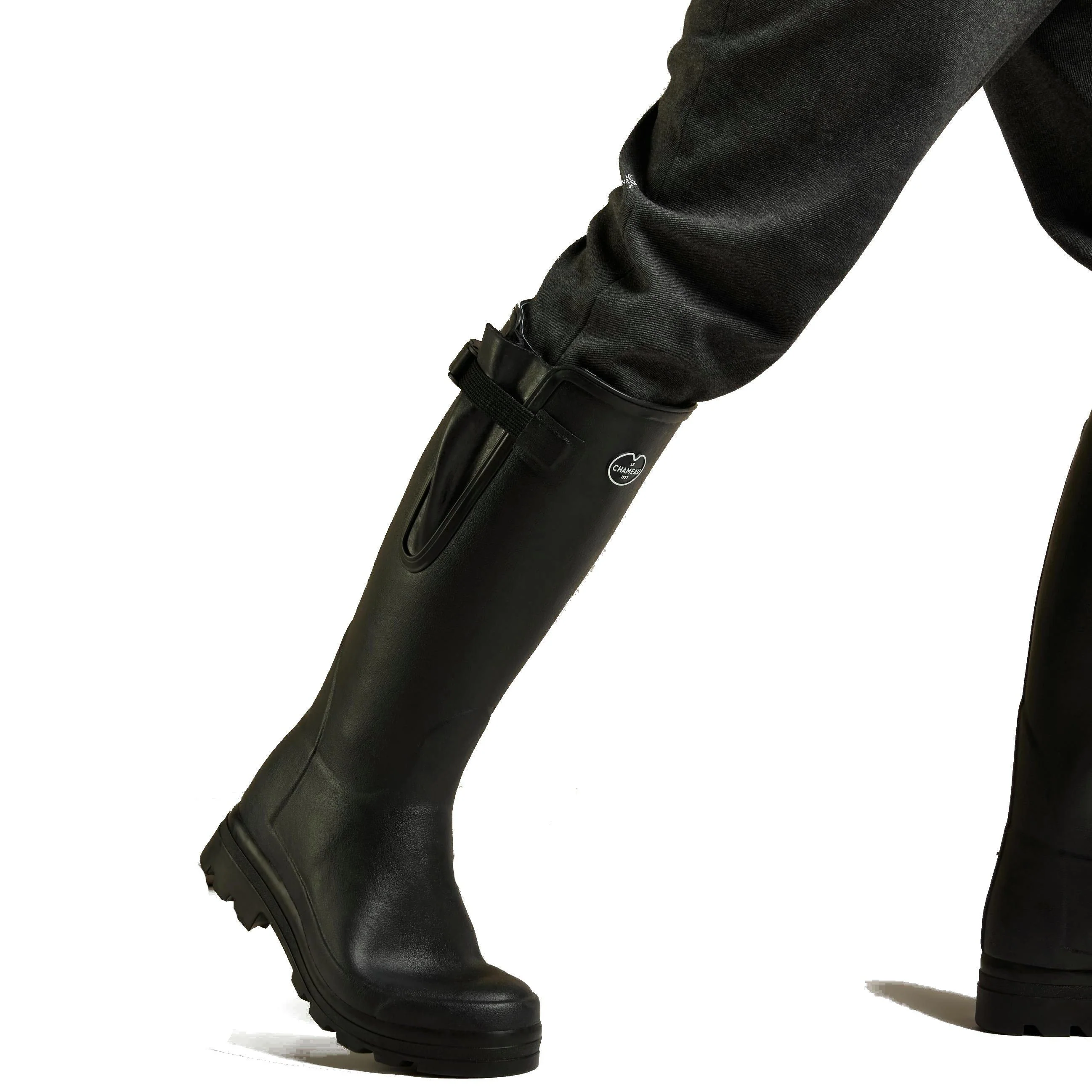 Men's Vierzonord B200 Wellington Boots - Black - Image 4