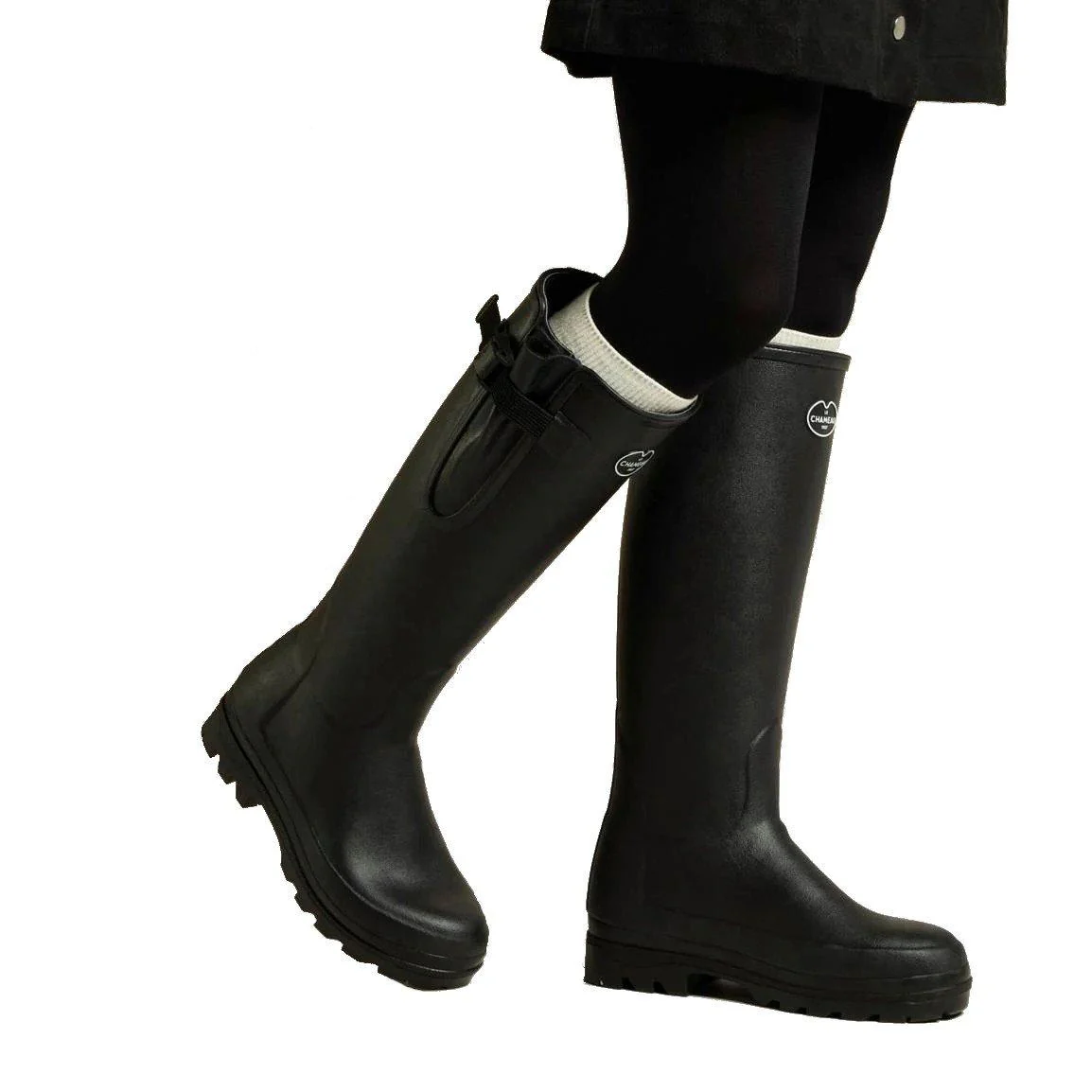 Women's Vierzonord B200 Wellington Boots - Black - Image 2