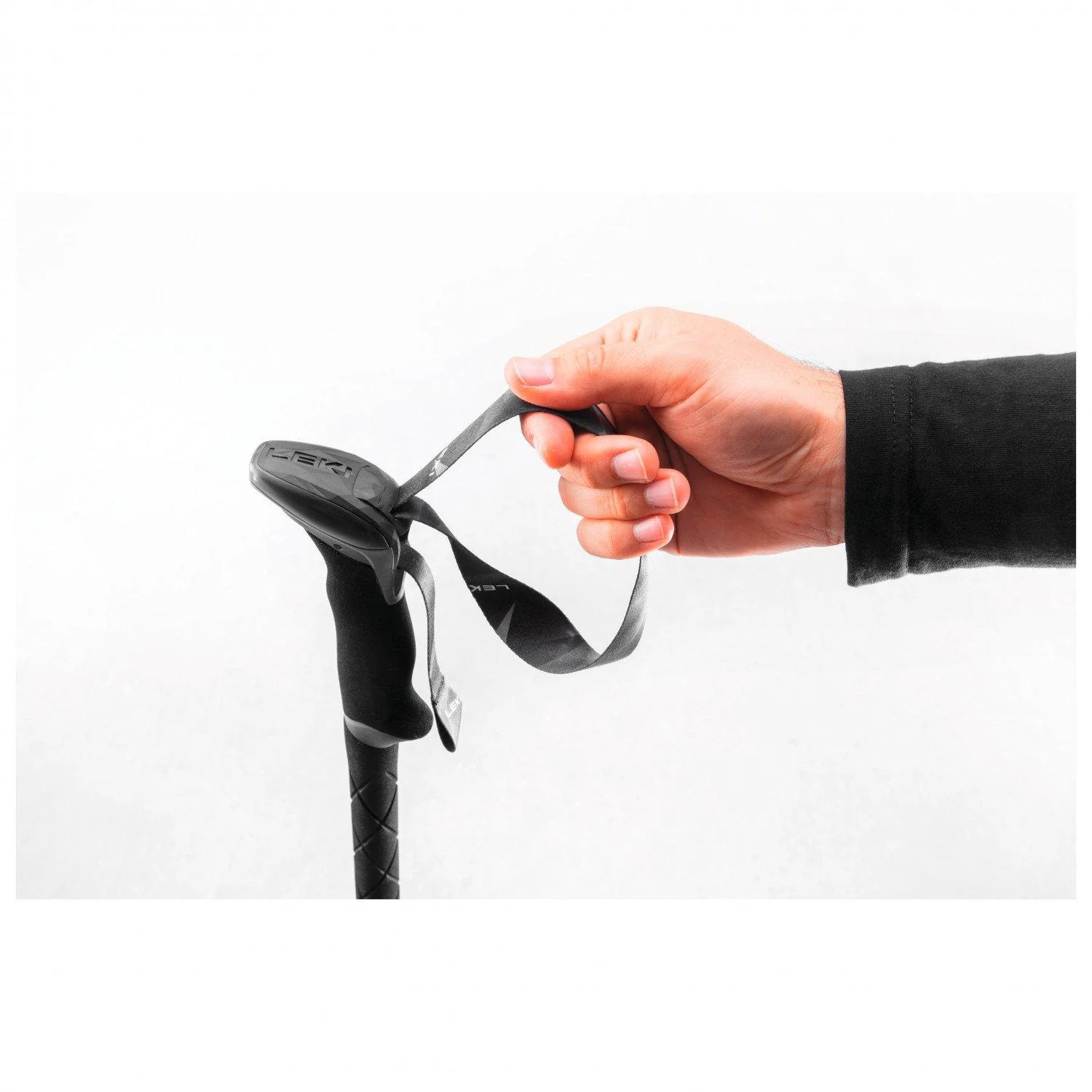 Makalu FX Carbon 110-130cm Walking Poles - Black/Orange - Image 4