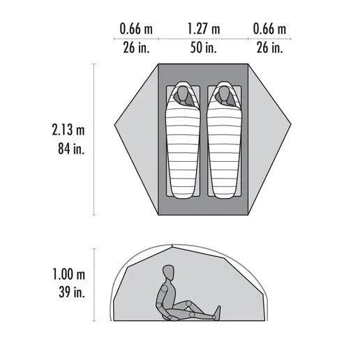 FreeLite™ 2-Person Ultralight Backpacking Tent – Green - Image 7