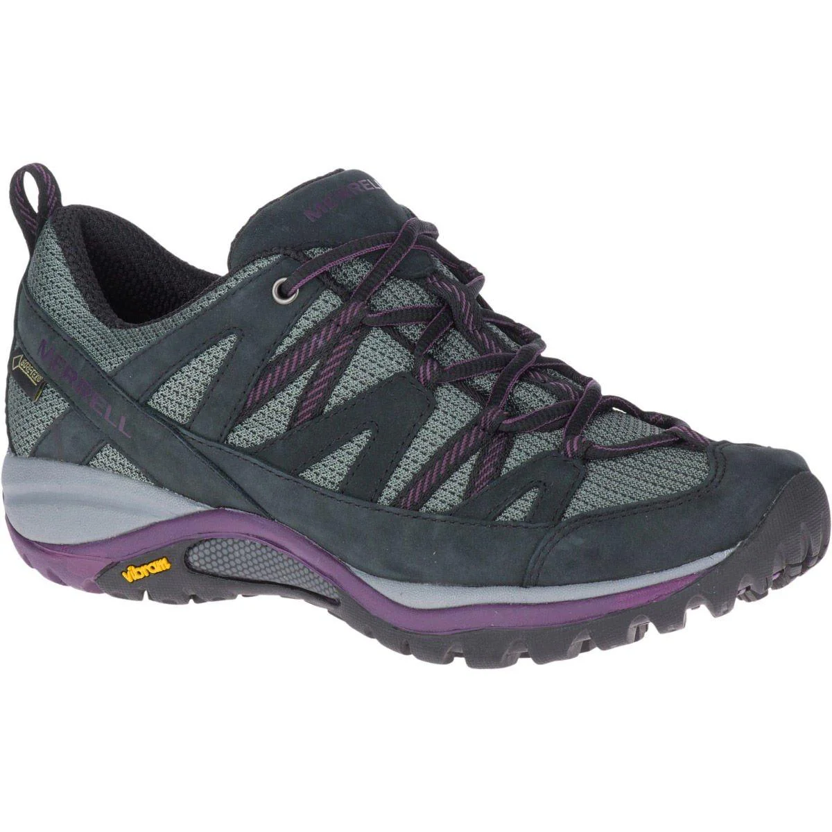 Women's Siren Sport GORE-TEX Walking Shoes - Black / Blackberry - Image 2