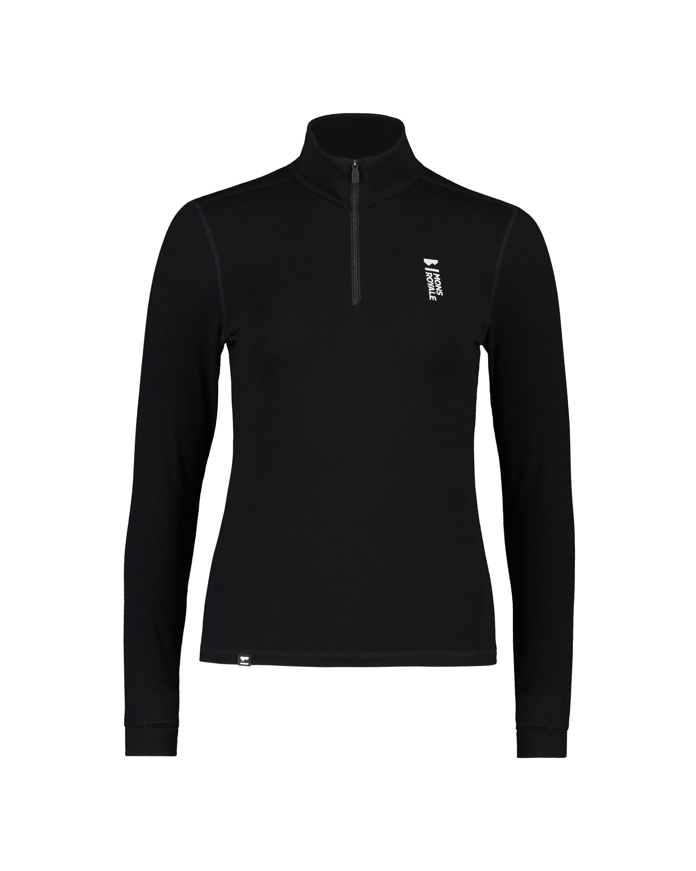 Women's Cascade 200 1/4 Zip Base Layer - Black