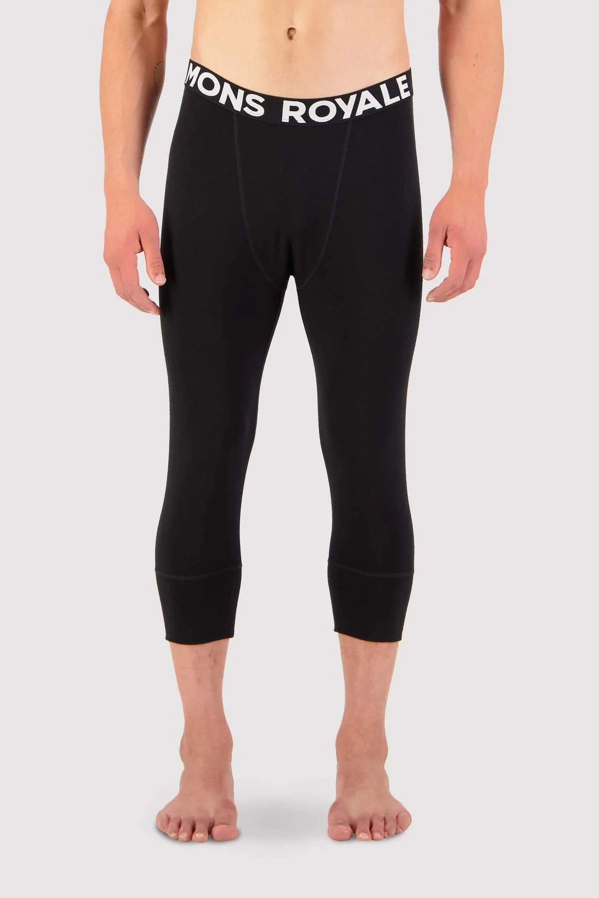 Men's Cascade Merino Flex 200 3/4 Legging - Black