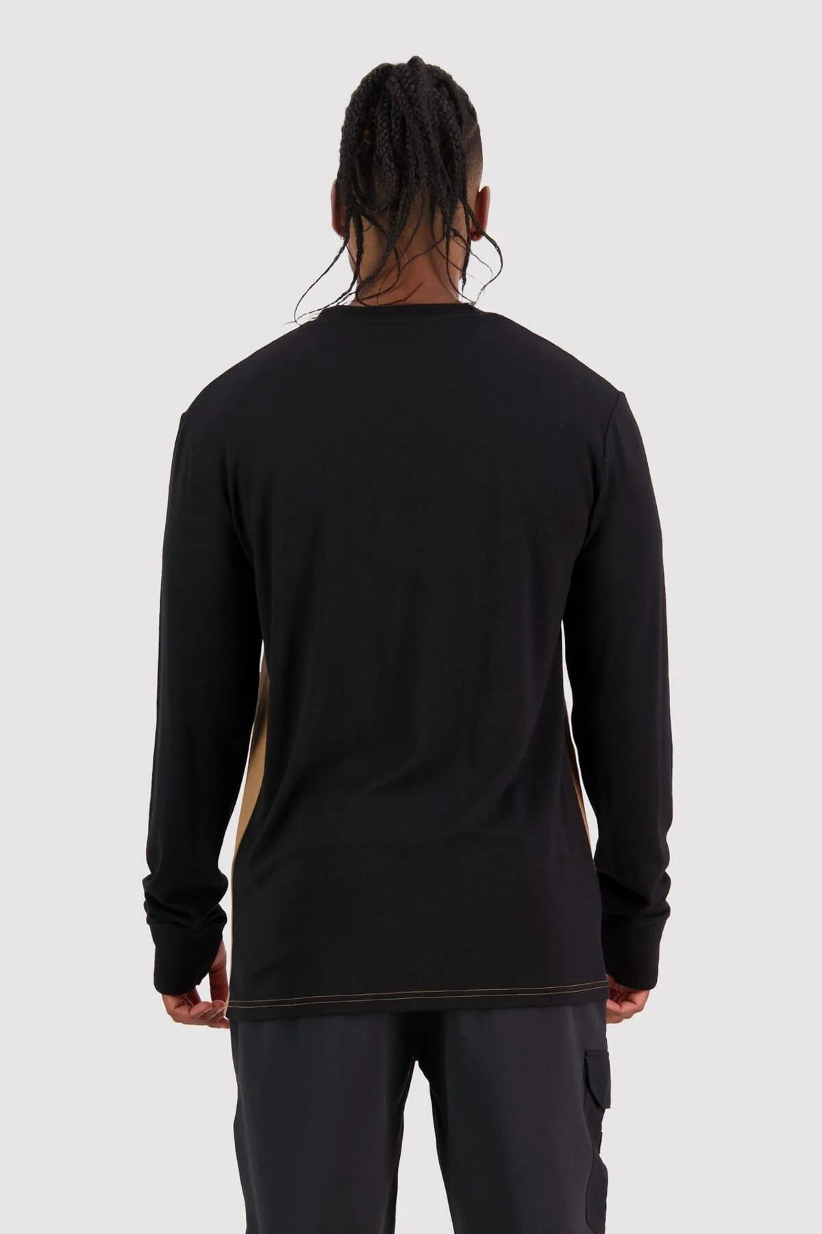 Men's Yotei LS - Black/Toffee - Image 3