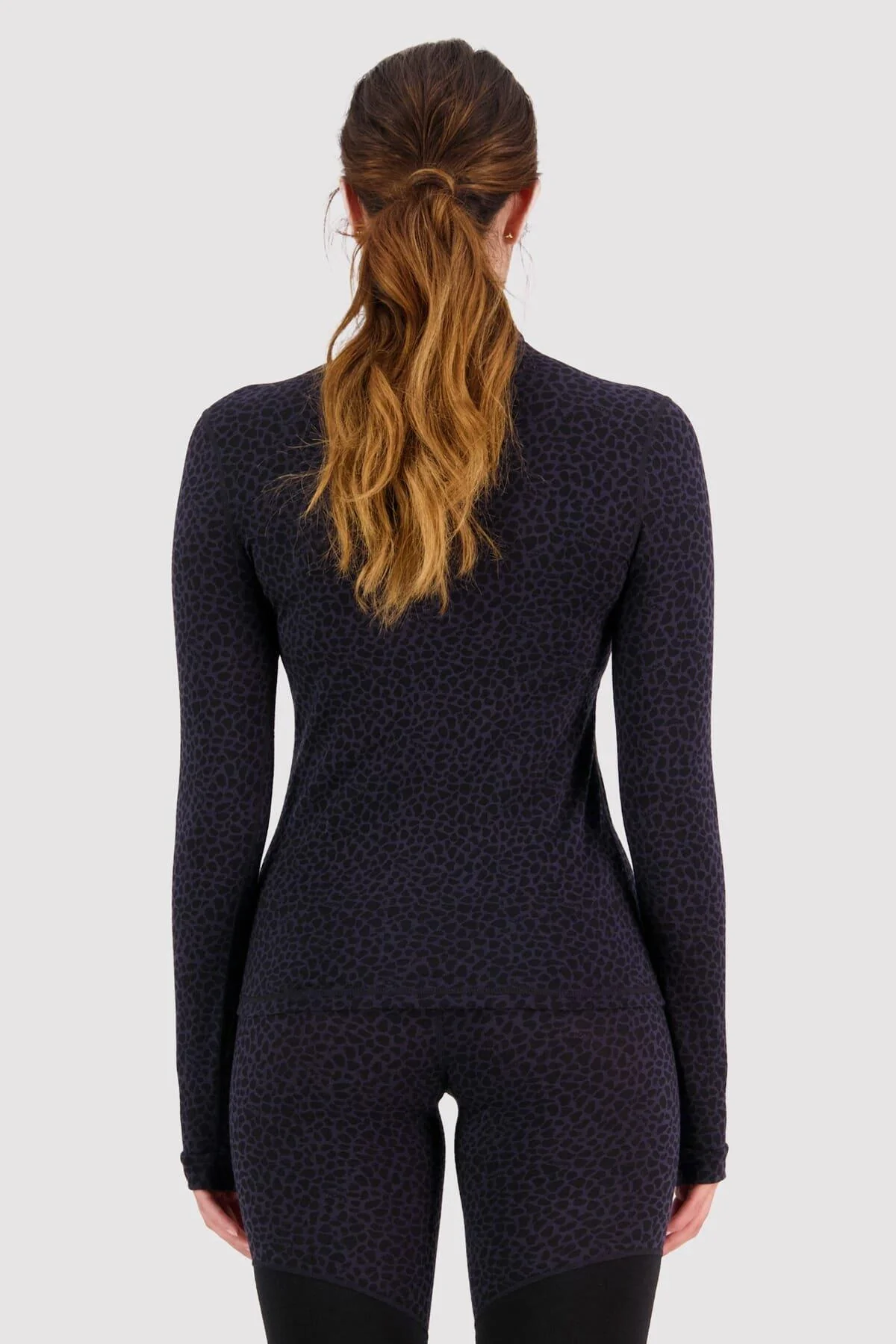 Women's Cascade Merino Flex 200 1/4 Zip - Arctic Leopard - Image 3