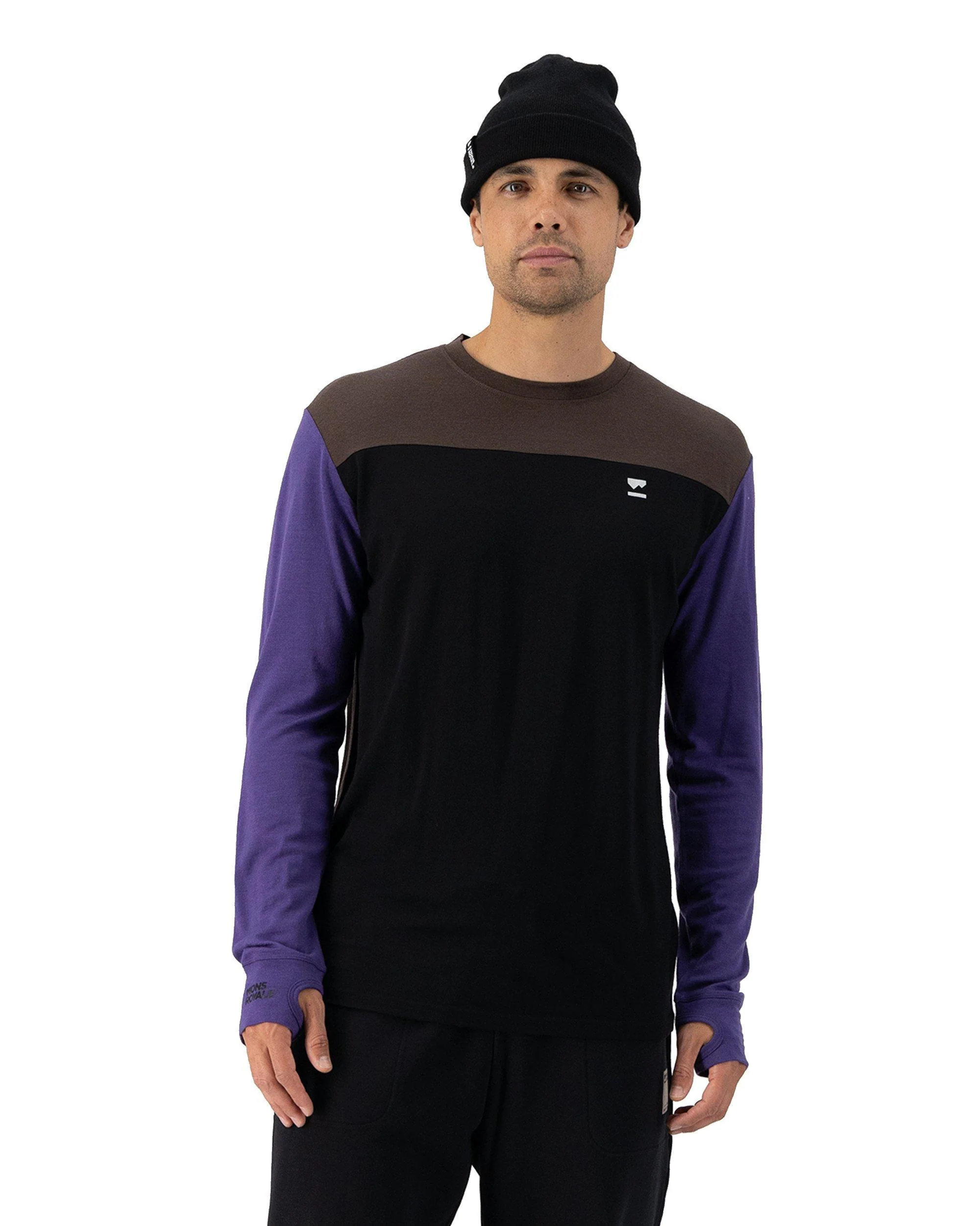 Men's Yotei Long-Sleeve Base Layer - Black - Image 2