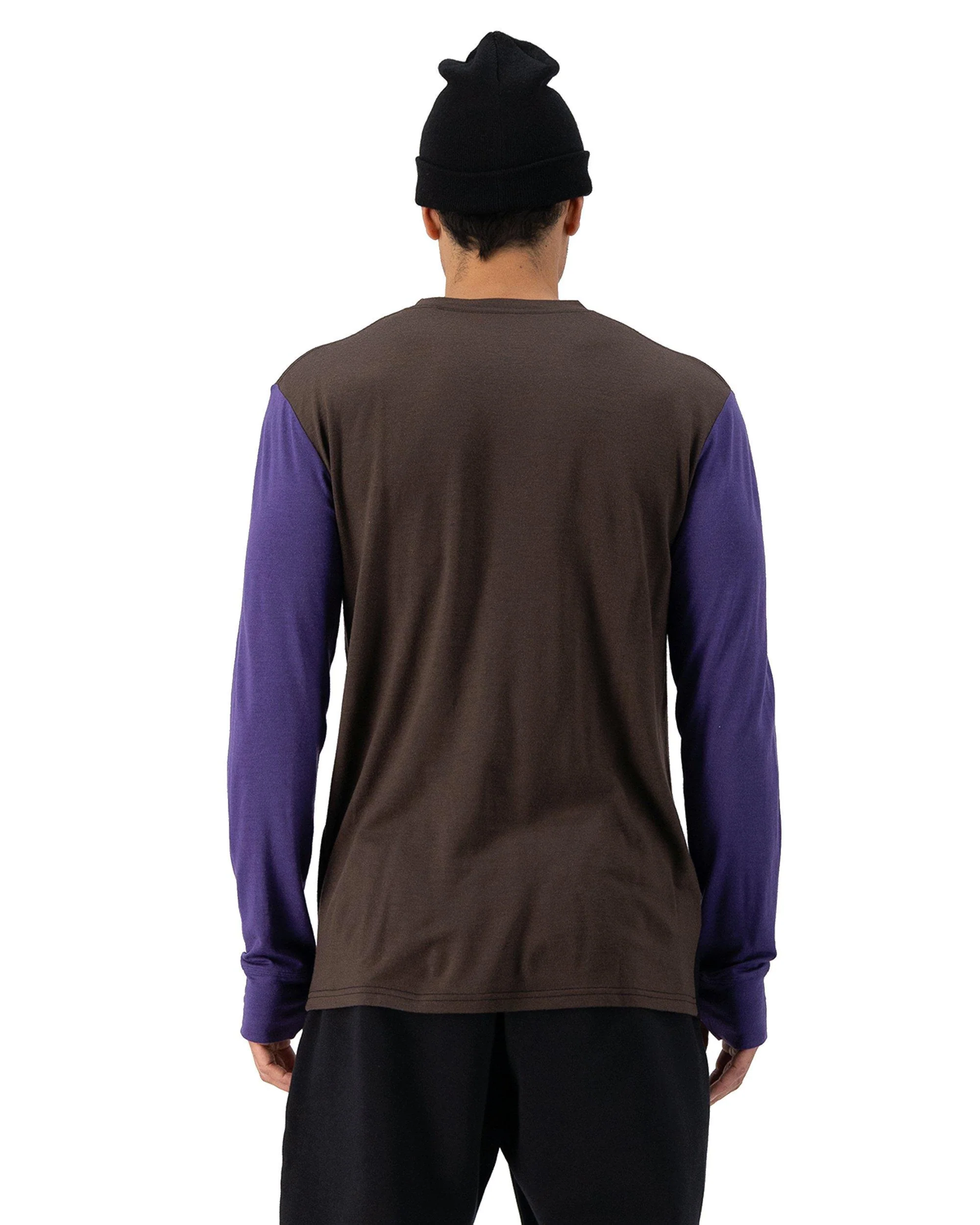 Men's Yotei Long-Sleeve Base Layer - Black - Image 3