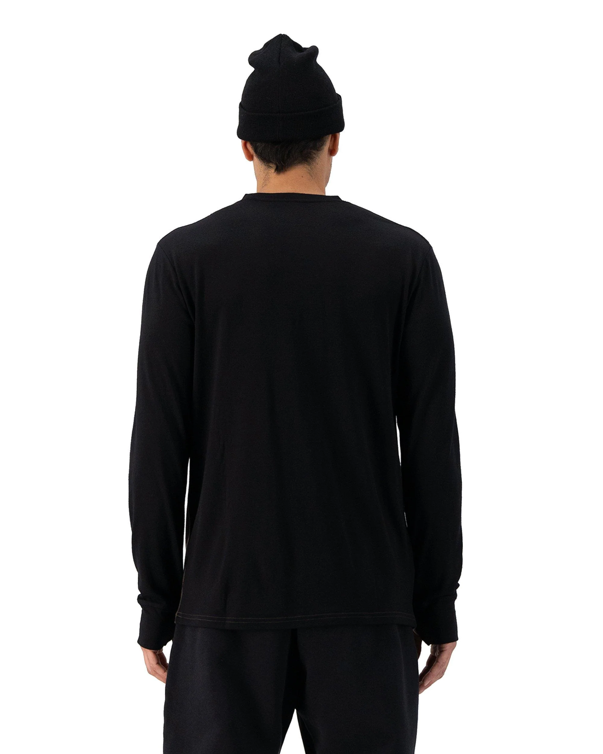 Men's Yotei Long-Sleeve Base Layer - Brown - Image 3