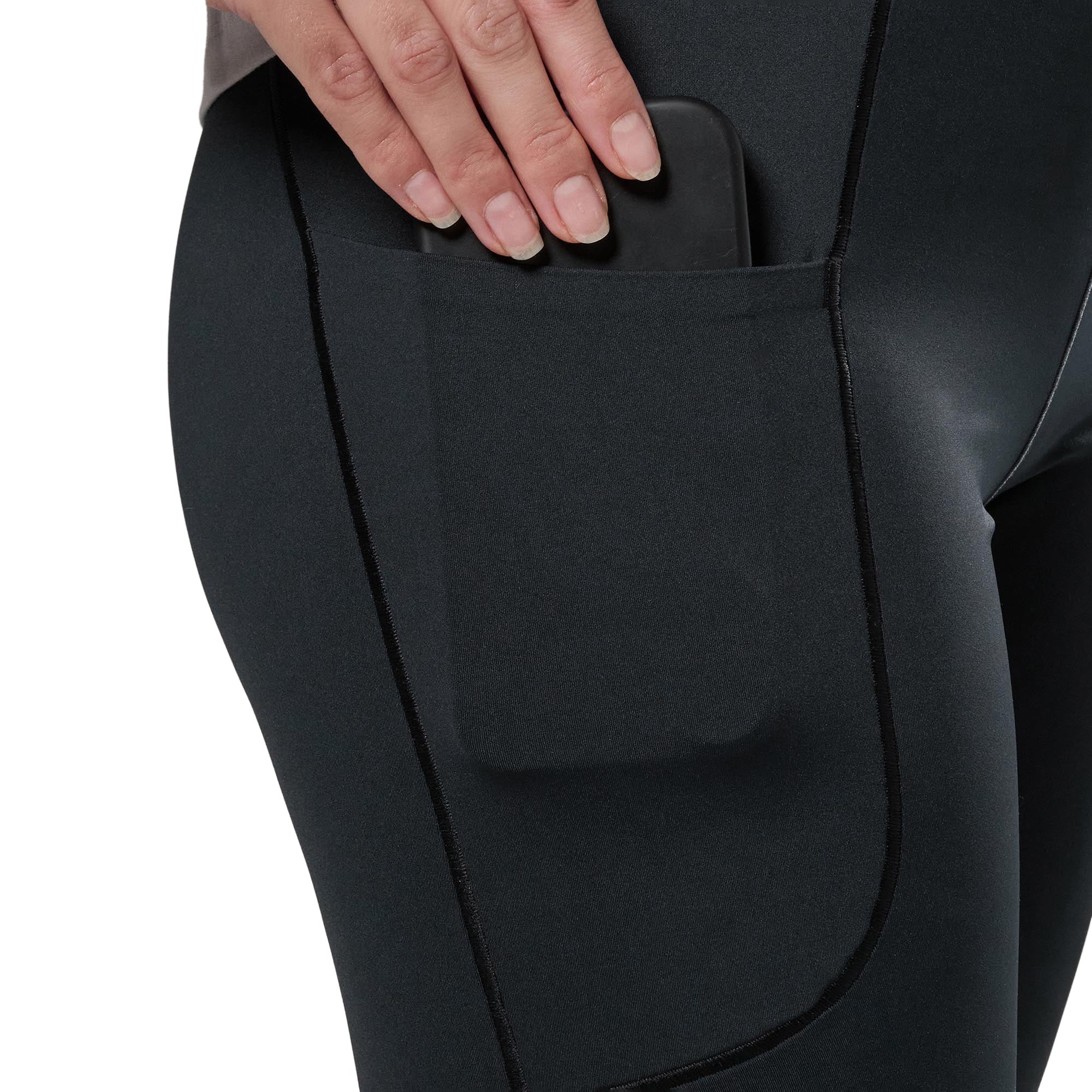 Women's Ineo Lite Leggings - Regular - Black - Image 4