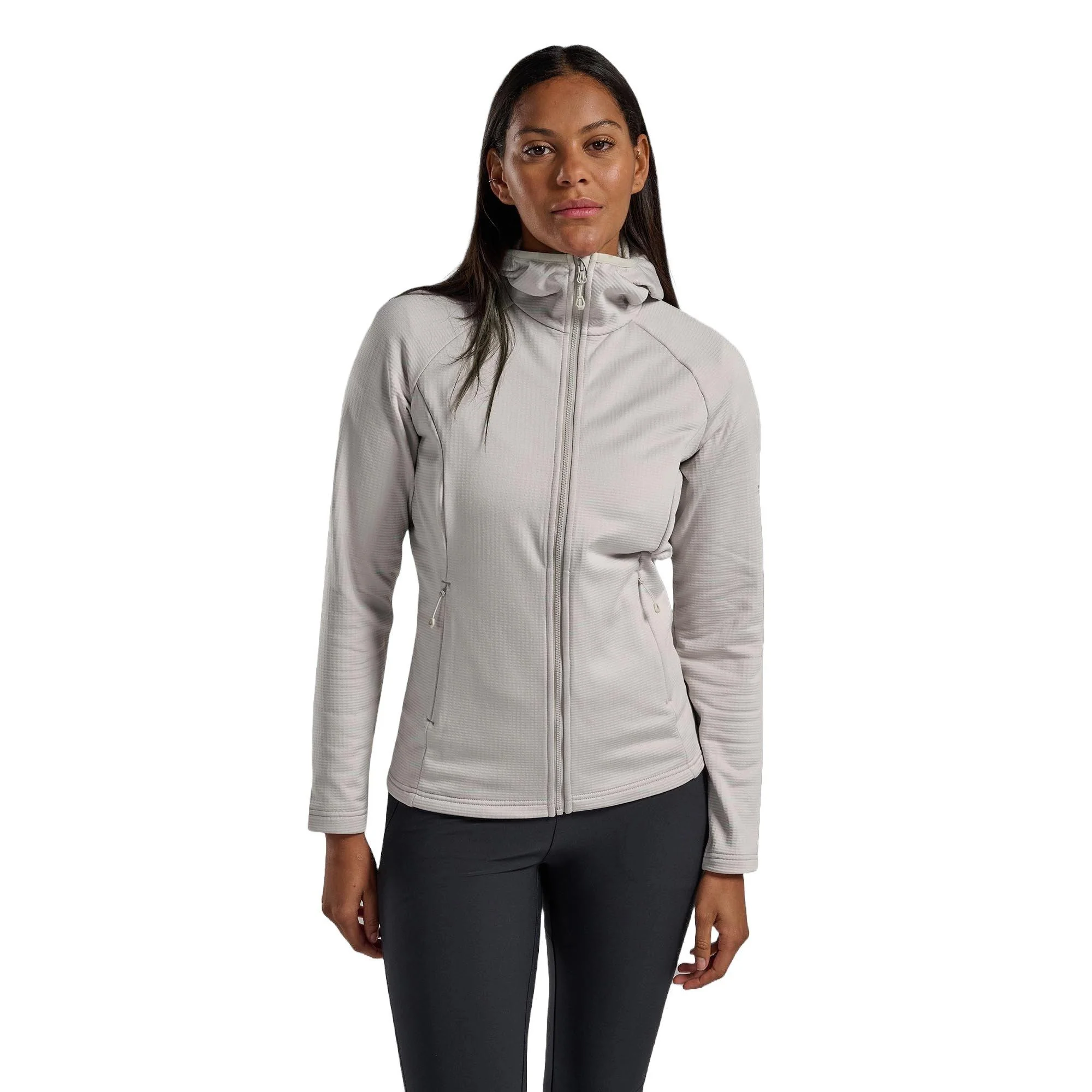 Women's Protium Hooded Fleece Jacket - Cream - Image 2
