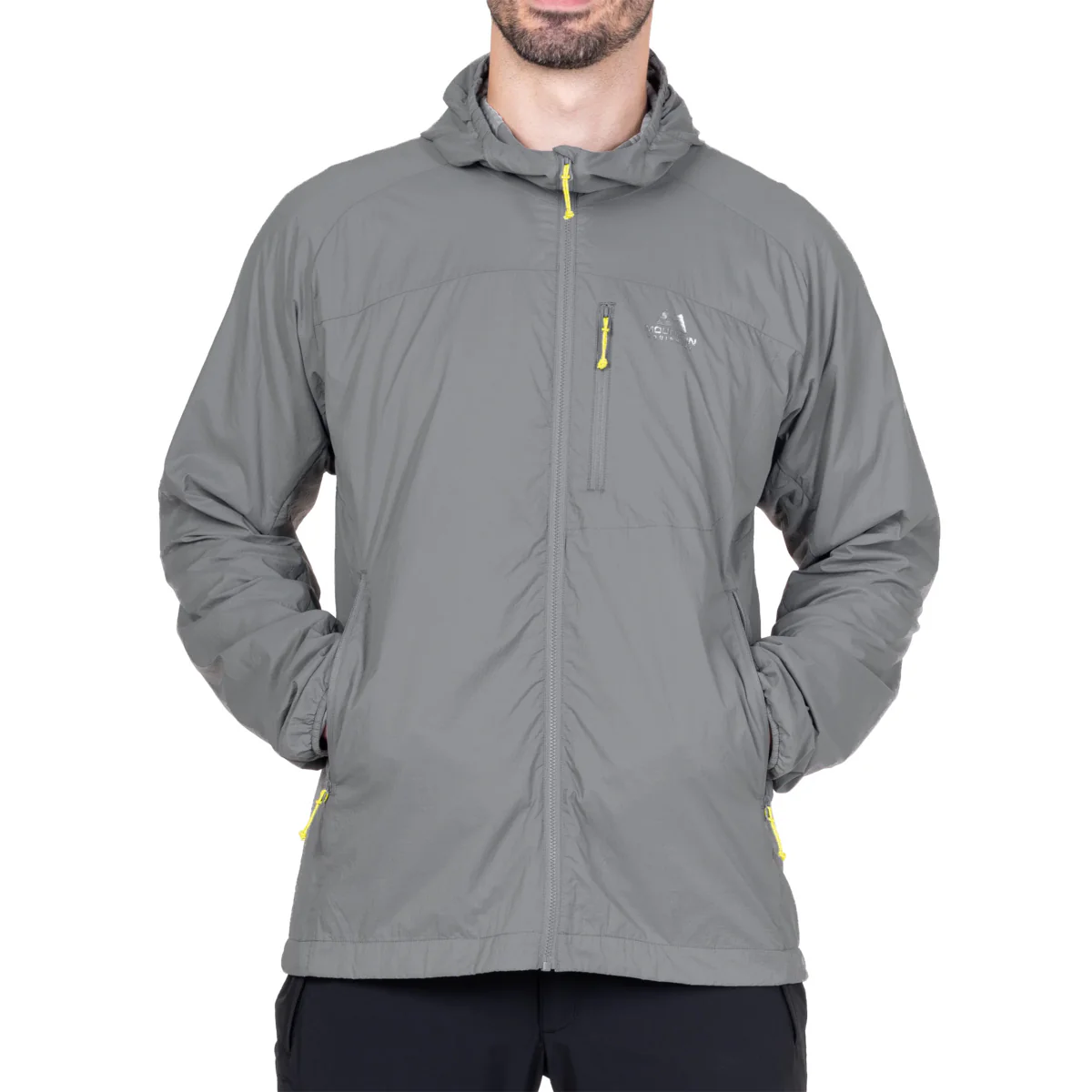 Men's Aerotherm Hooded Jacket - Grey - Image 2