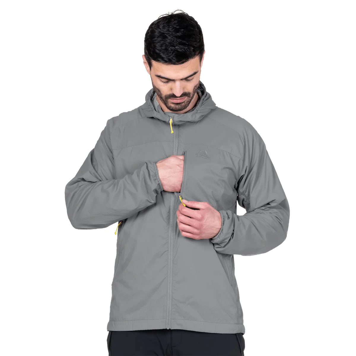 Men's Aerotherm Hooded Jacket - Grey - Image 3