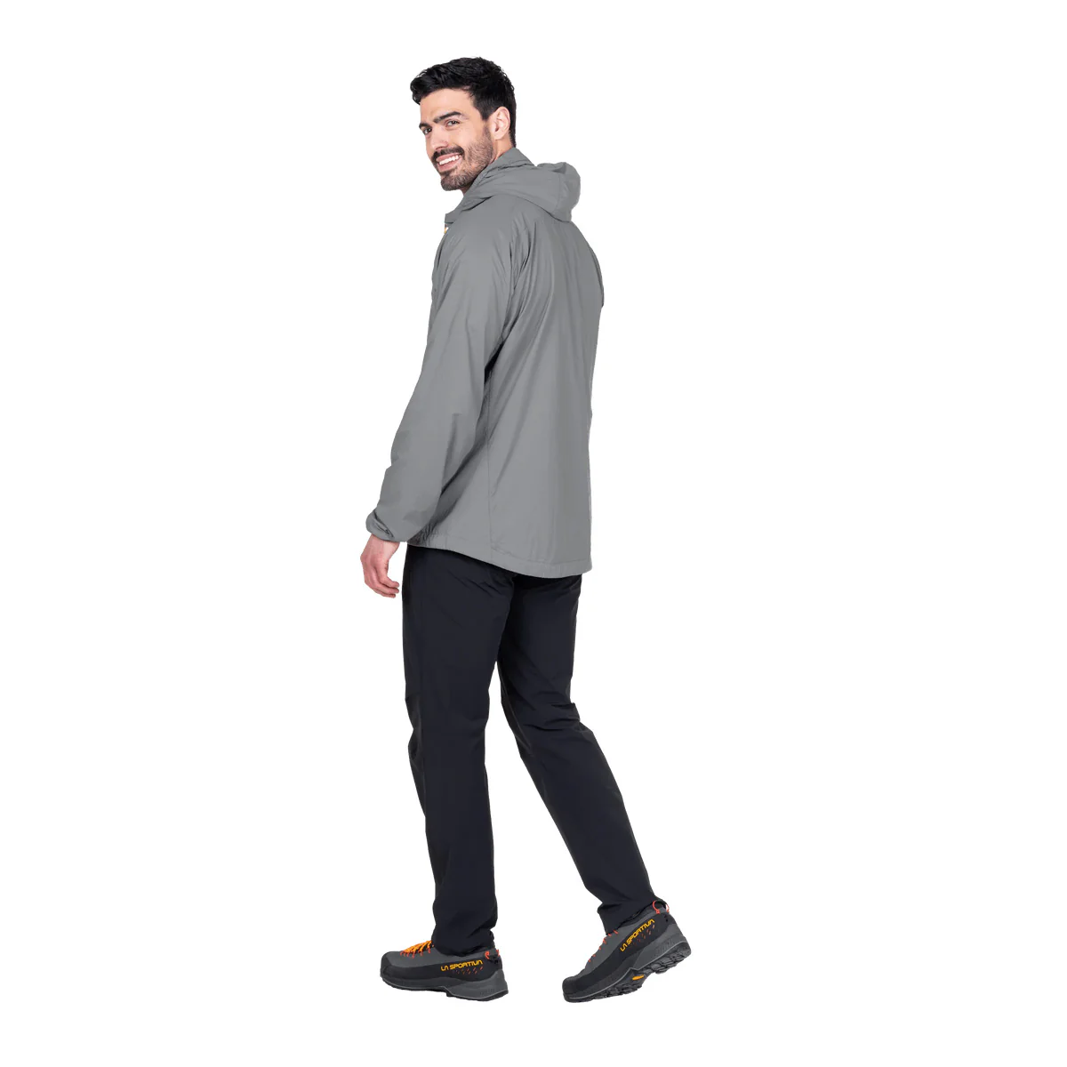 Men's Aerotherm Hooded Jacket - Grey - Image 7
