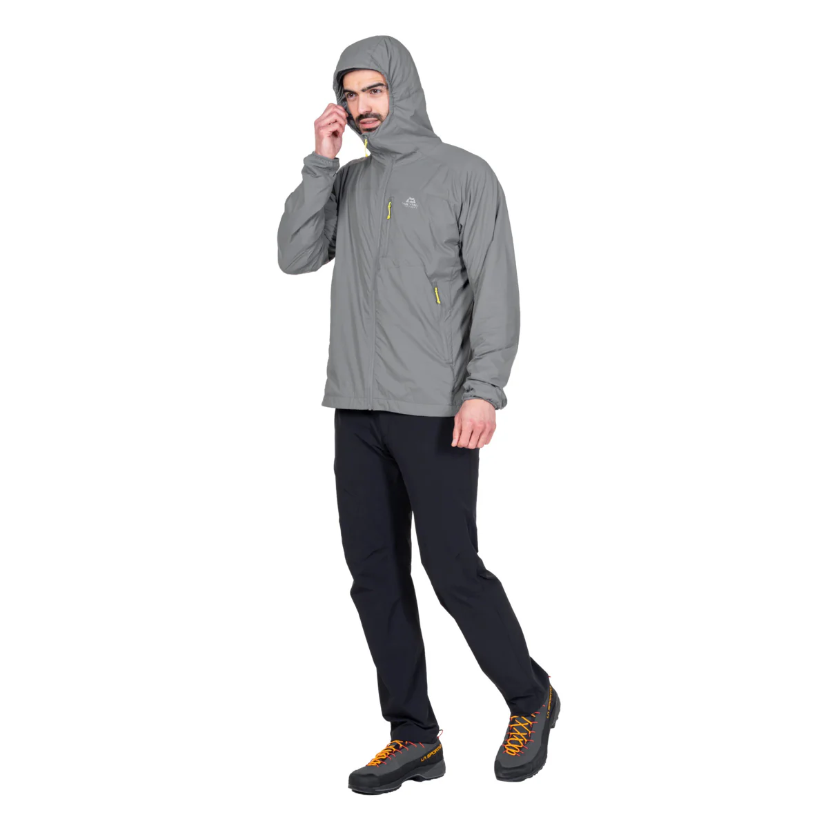 Men's Aerotherm Hooded Jacket - Grey - Image 8