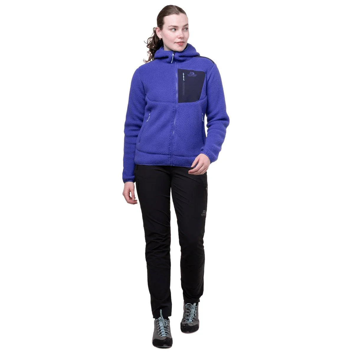 Women's Highpile Hooded Jacket - Purple - Image 5