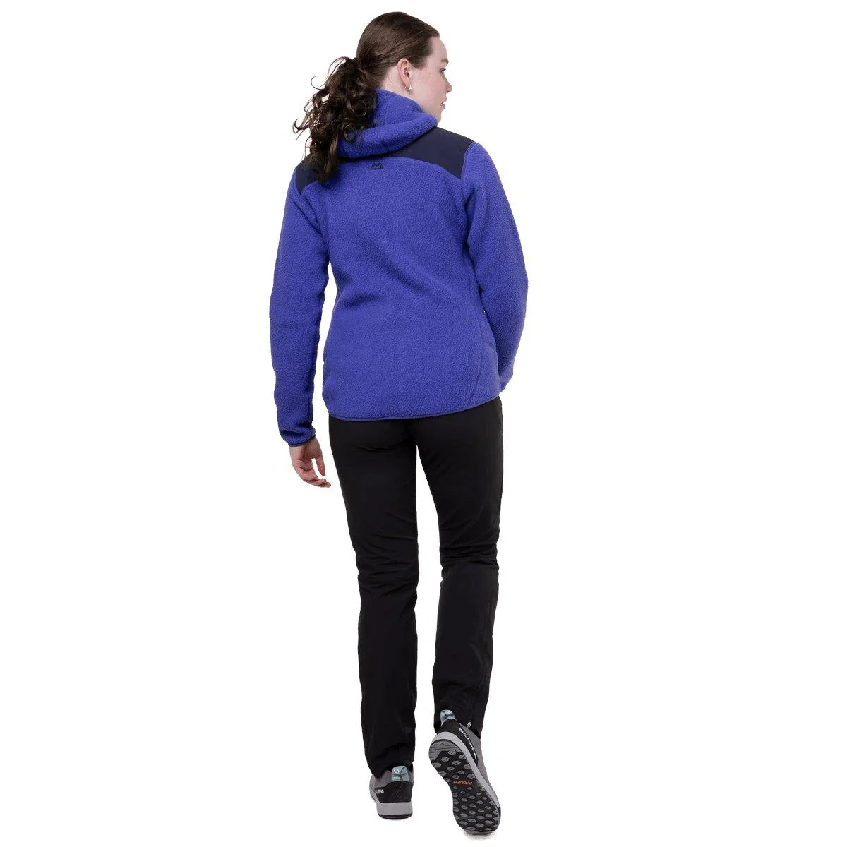 Women's Highpile Hooded Jacket - Purple - Image 6