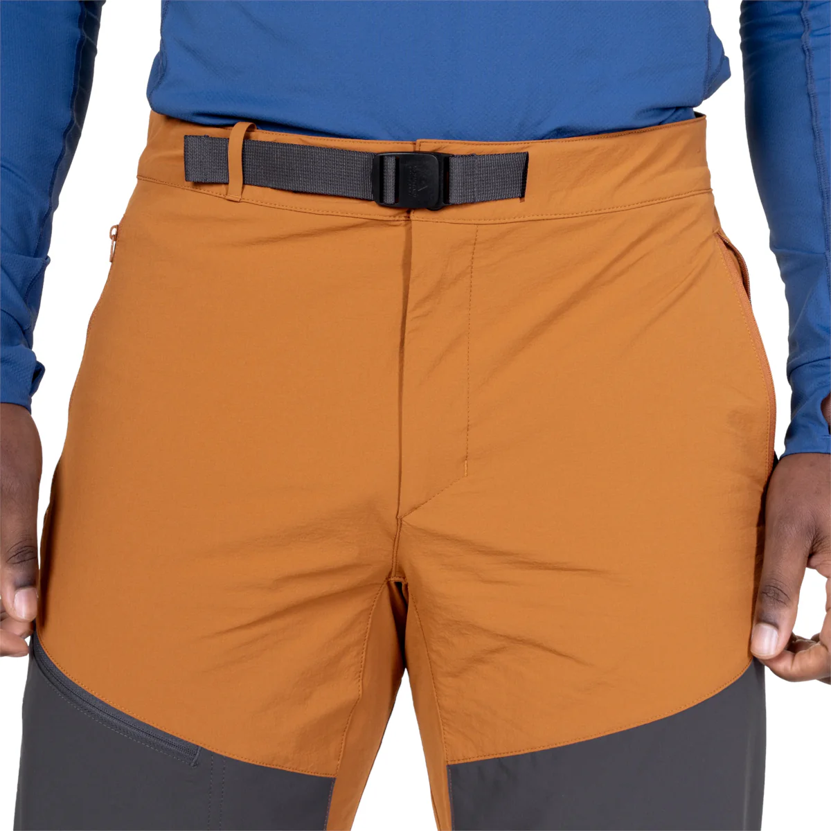 Men's Ibex Alpine Pants - Regular - Brown / Grey - Image 3
