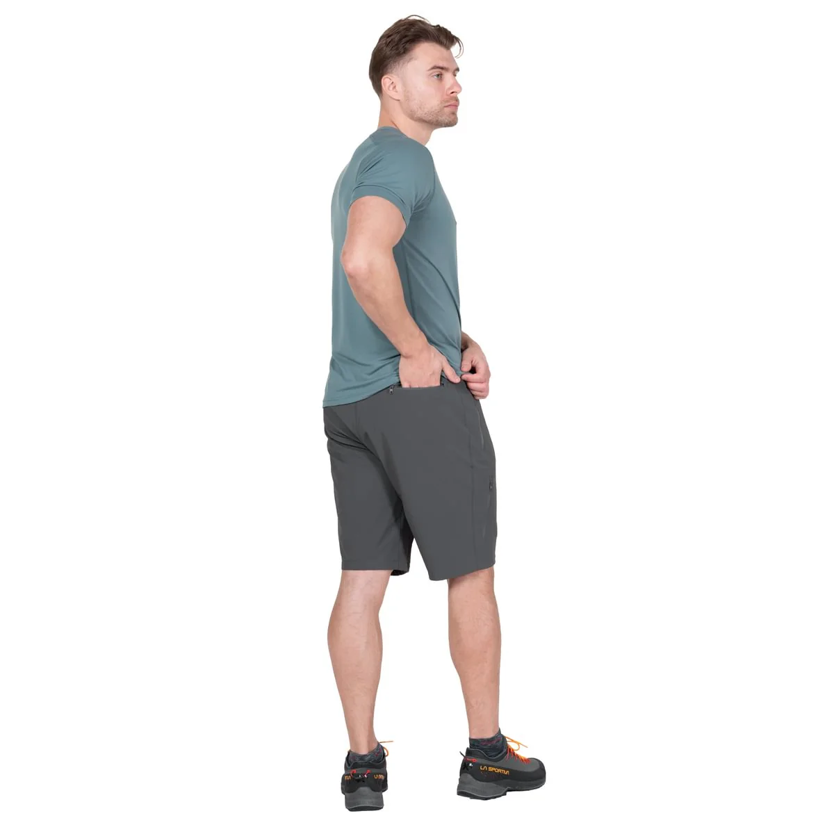 Men's Ibex Mountain Shorts - Grey - Image 8