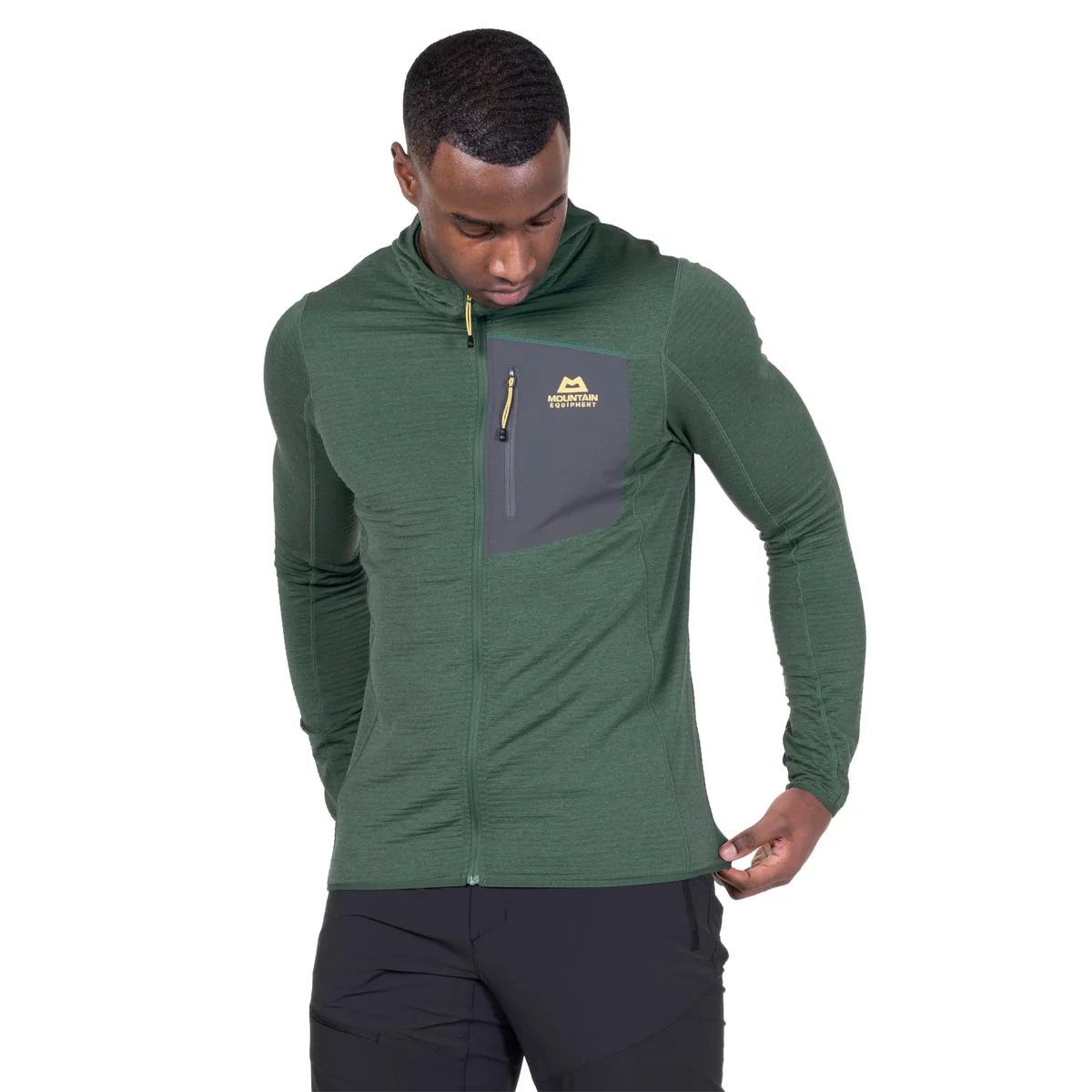 Men's Lumiko Hooded Fleece Jacket - Green - Image 2