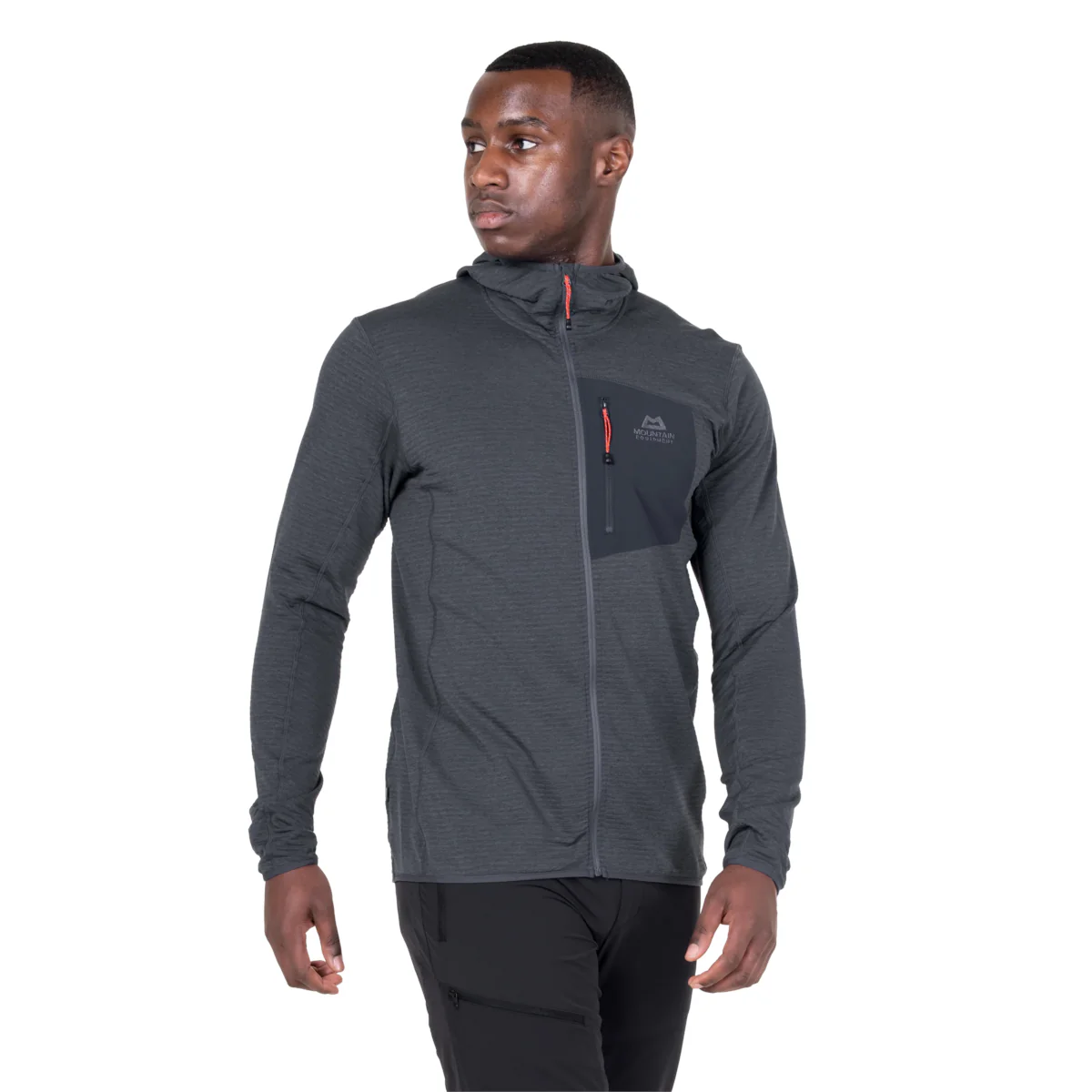 Men's Lumiko Hooded Fleece Jacket - Grey - Image 2