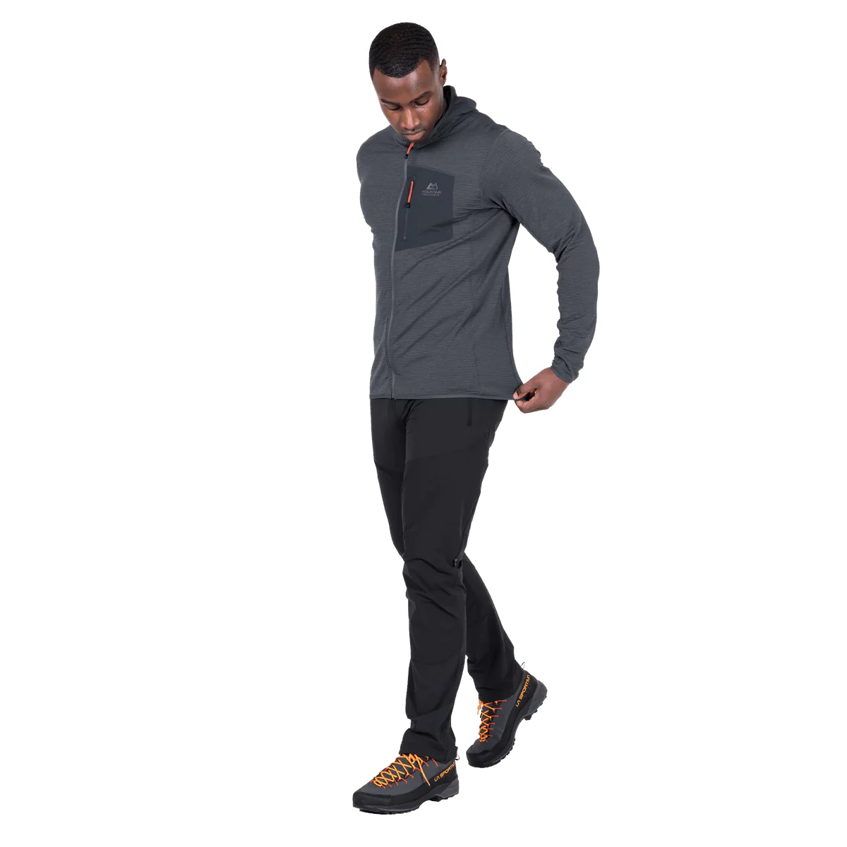 Men's Lumiko Hooded Fleece Jacket - Grey - Image 6