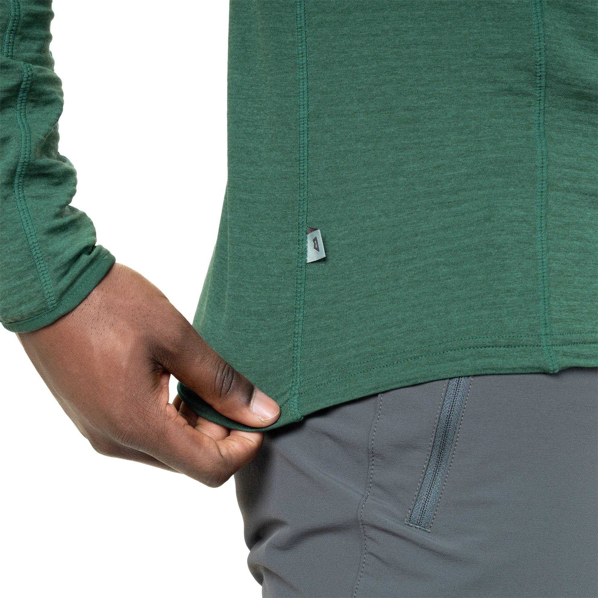 Men's Lumiko Zip-T Top - Green - Image 4