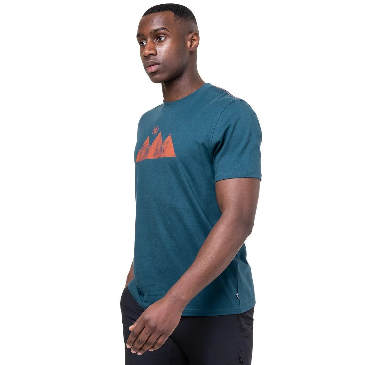 Men's Mountain Sun T-Shirt - Blue - Image 6