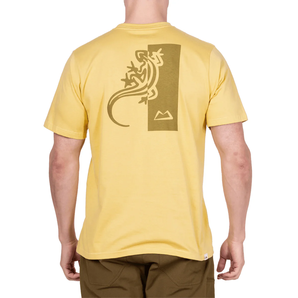 Men's Podus T-Shirt - Yellow - Image 4