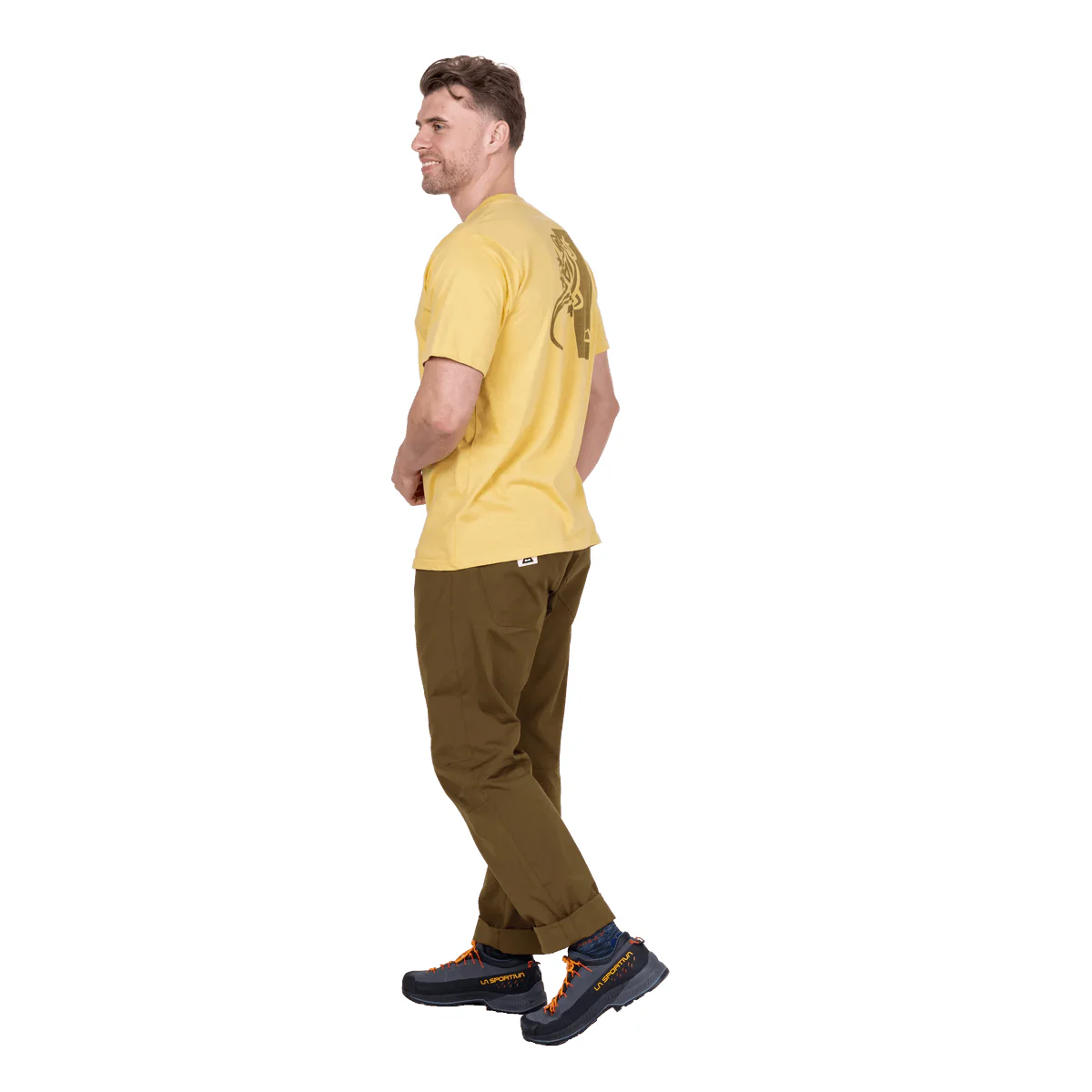 Men's Podus T-Shirt - Yellow - Image 6