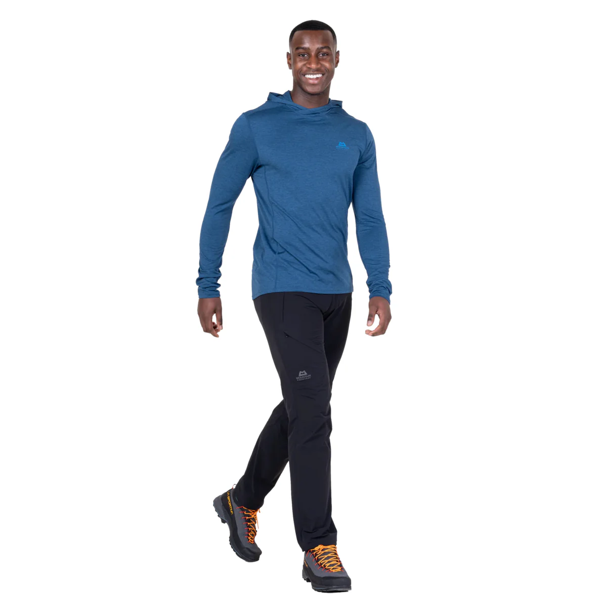 Men's Glace Hooded Top - Blue - Image 5