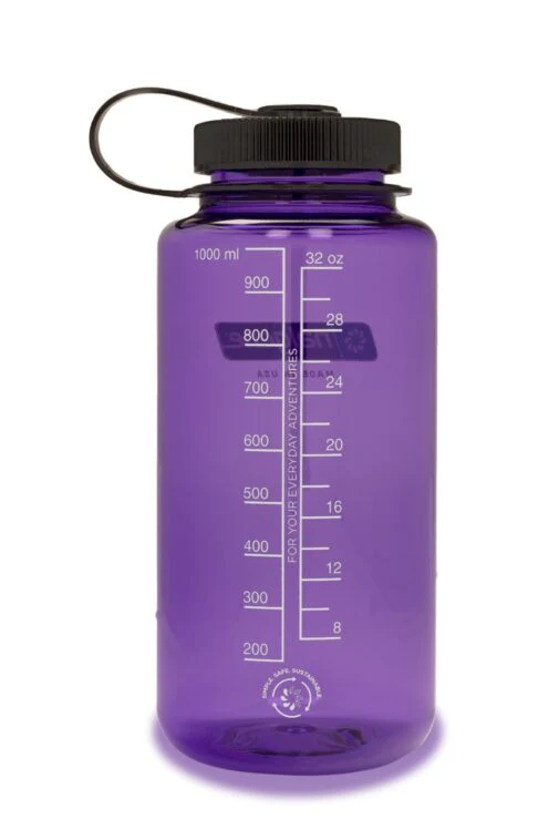 Tritan Sustain Wide Mouth 1L Water Bottle - Purple - Image 2